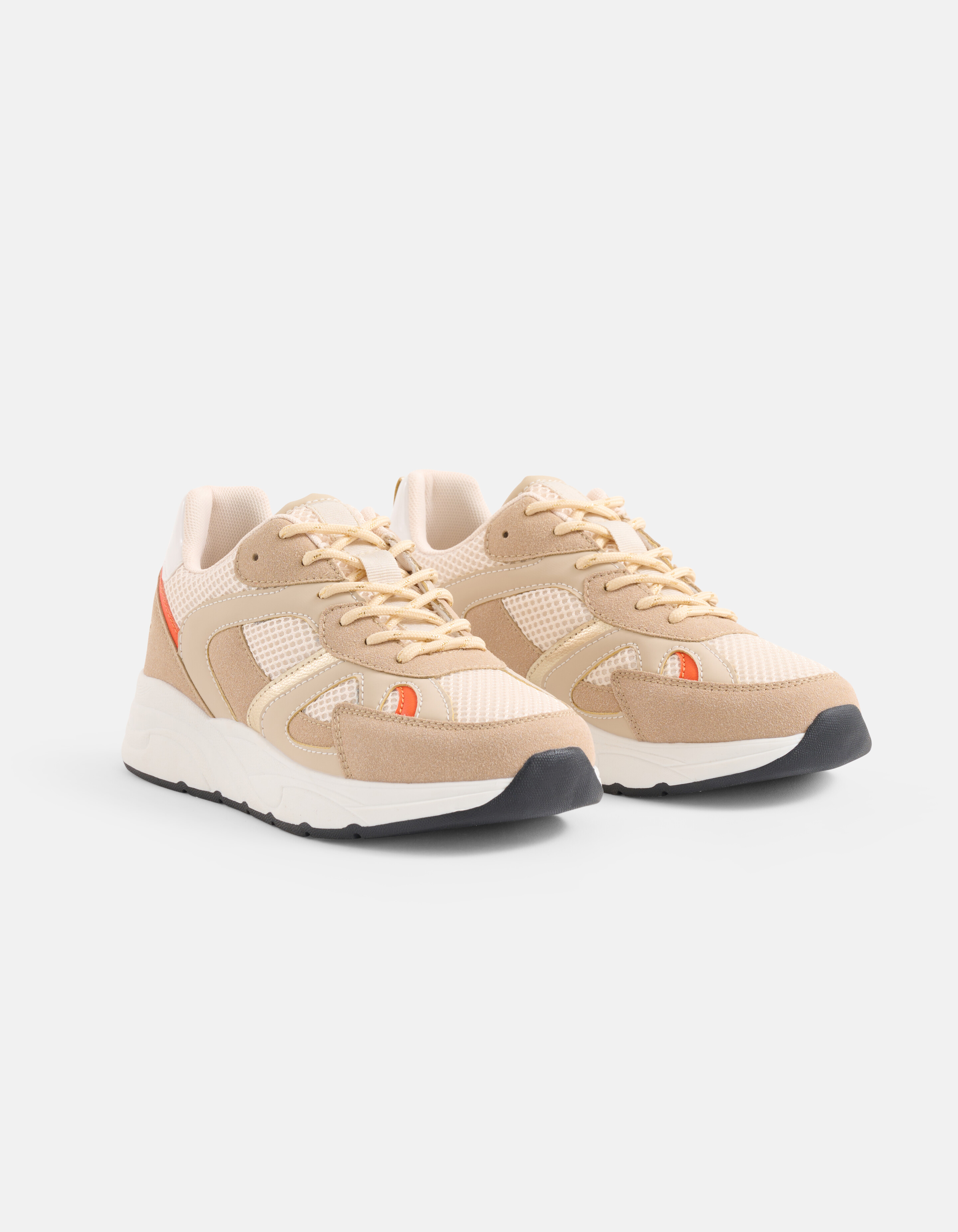 Metallic Sneaker Beige SHOEBY SHOES
