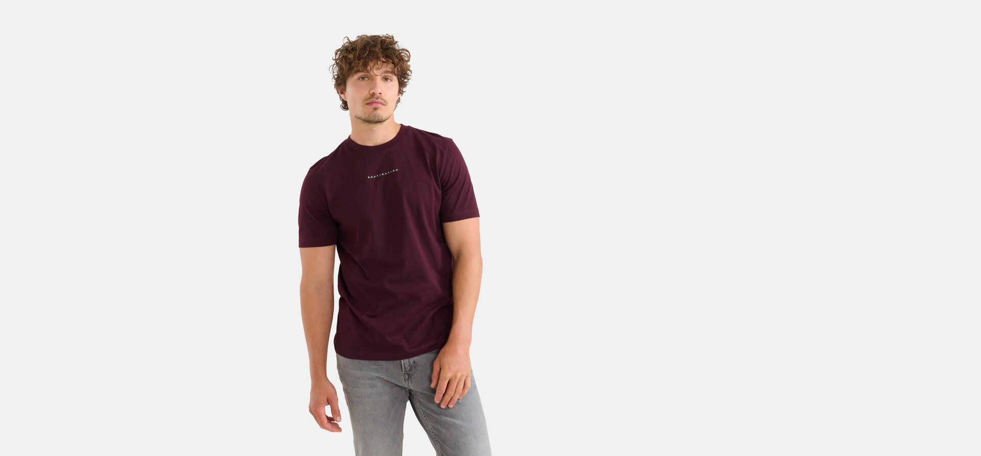 Artwork T-shirt Bordeaux SHOEBY MEN