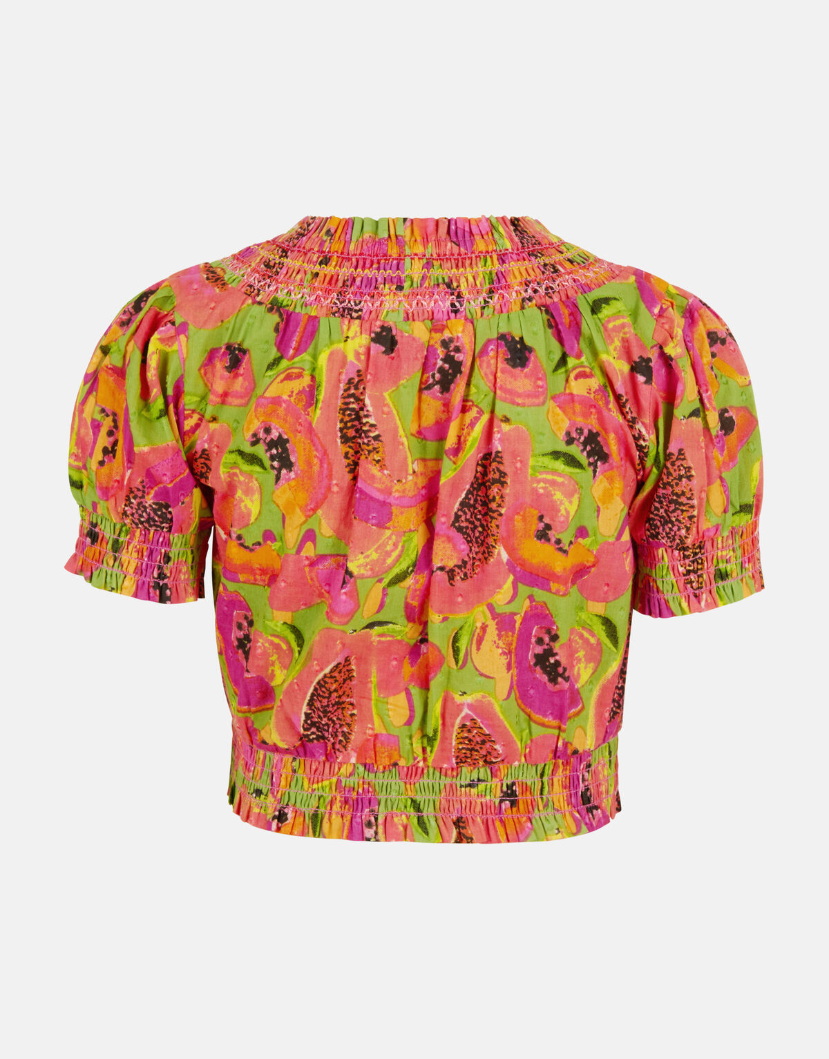 Fruit Smock Top Groen SHOEBY GIRLS