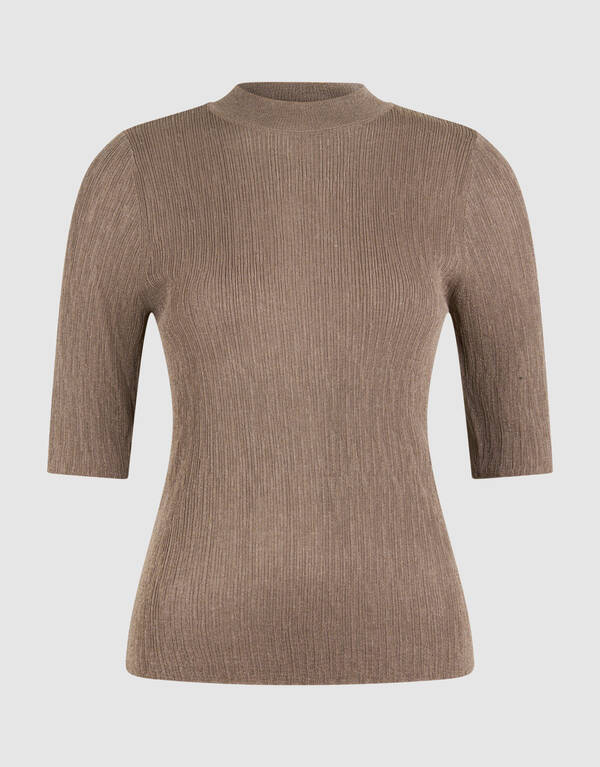 Structuur Top Khaki SHOEBY WOMEN