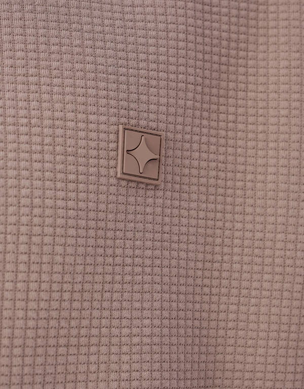 Jacquard Hoodie Lichtbruin SHOEBY MEN