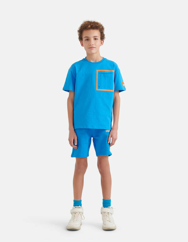 Printed Short Blauw SHOEBY BOYS