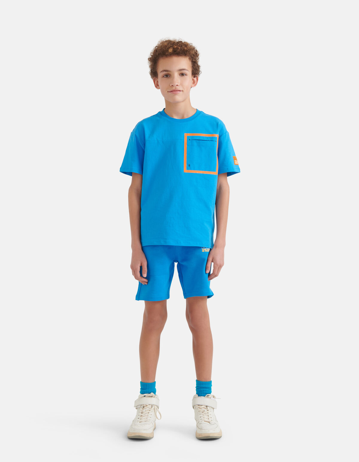 Printed Short Blauw SHOEBY BOYS
