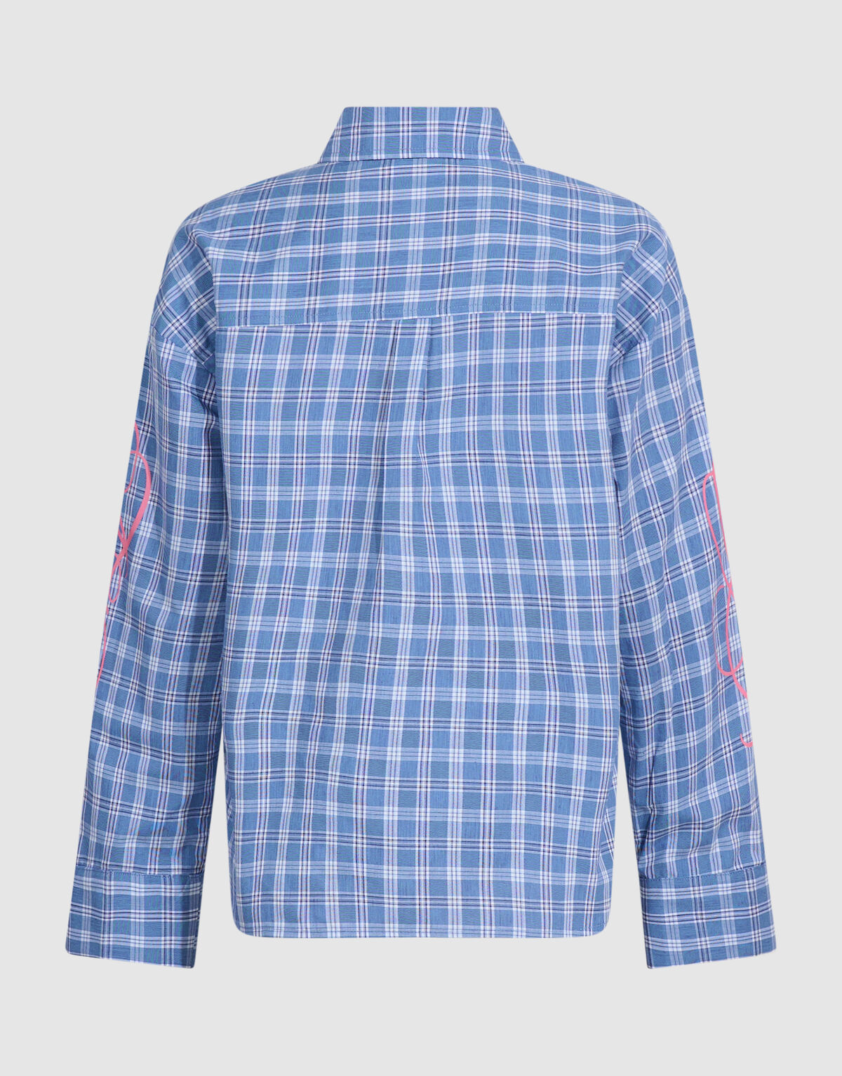 Geruite Blouse Blauw SHOEBY GIRLS