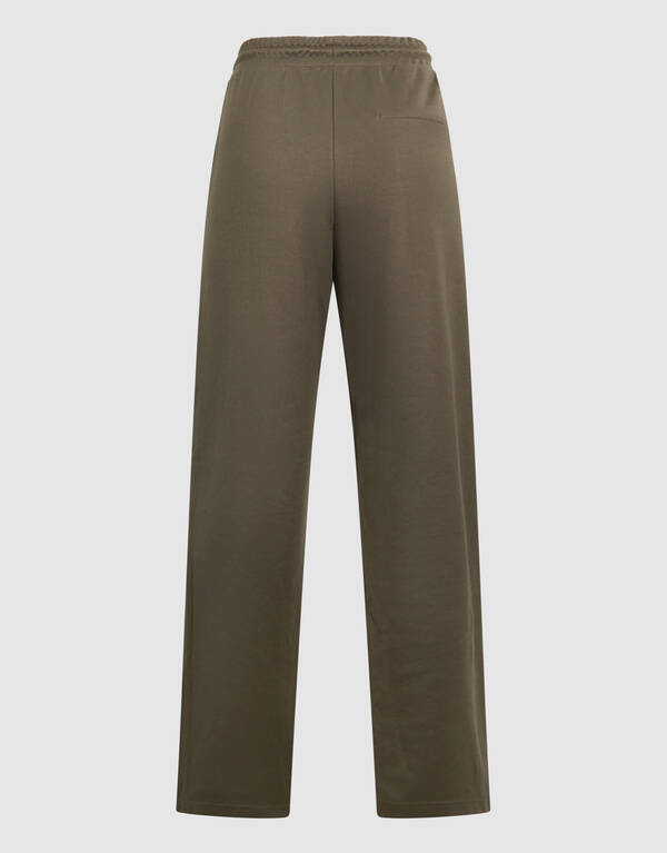 Wave Wide Leg Broek Donkergroen SHOEBY WOMEN