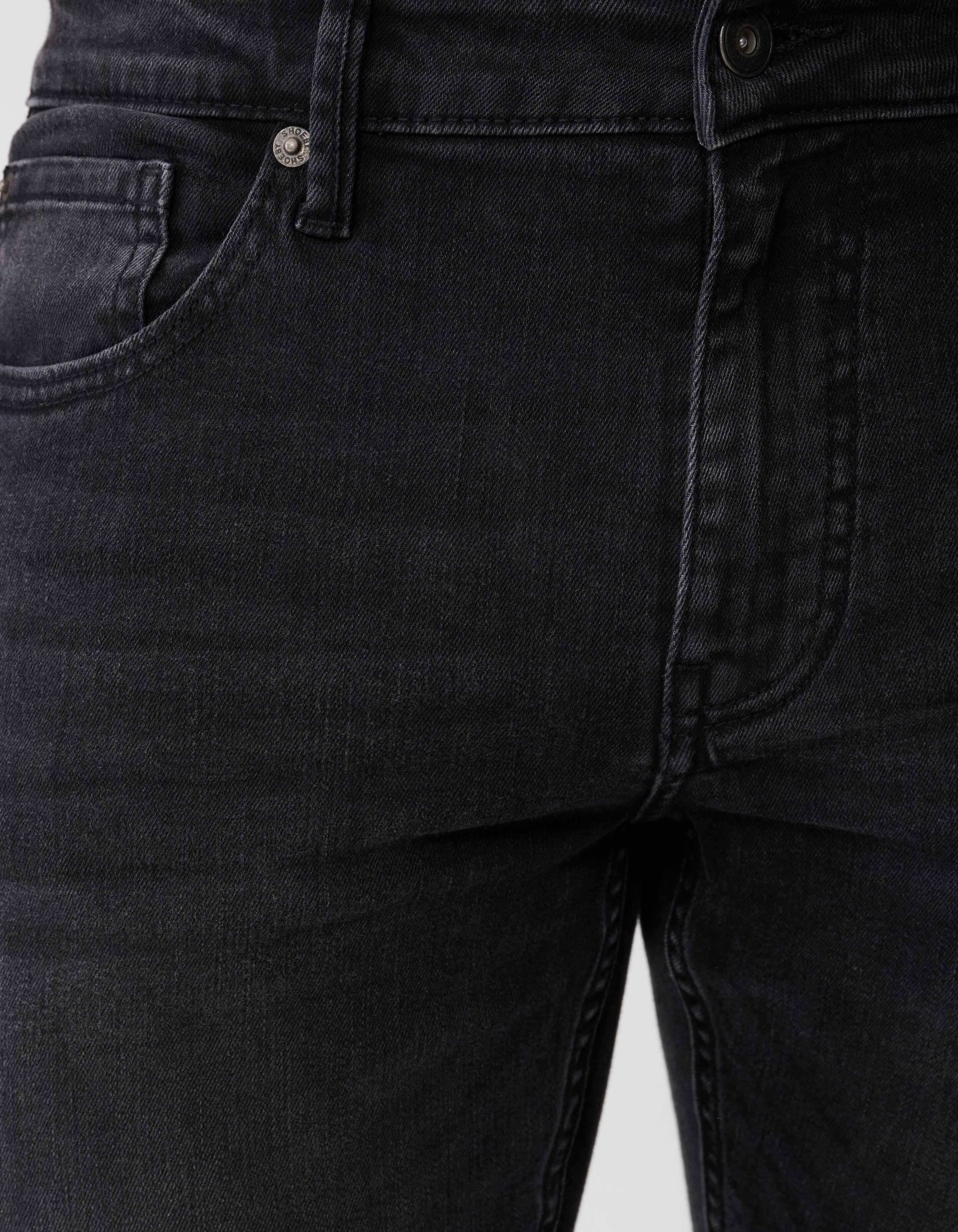 Slim Fit Jeans Washed Black L32 SHOEBY MEN