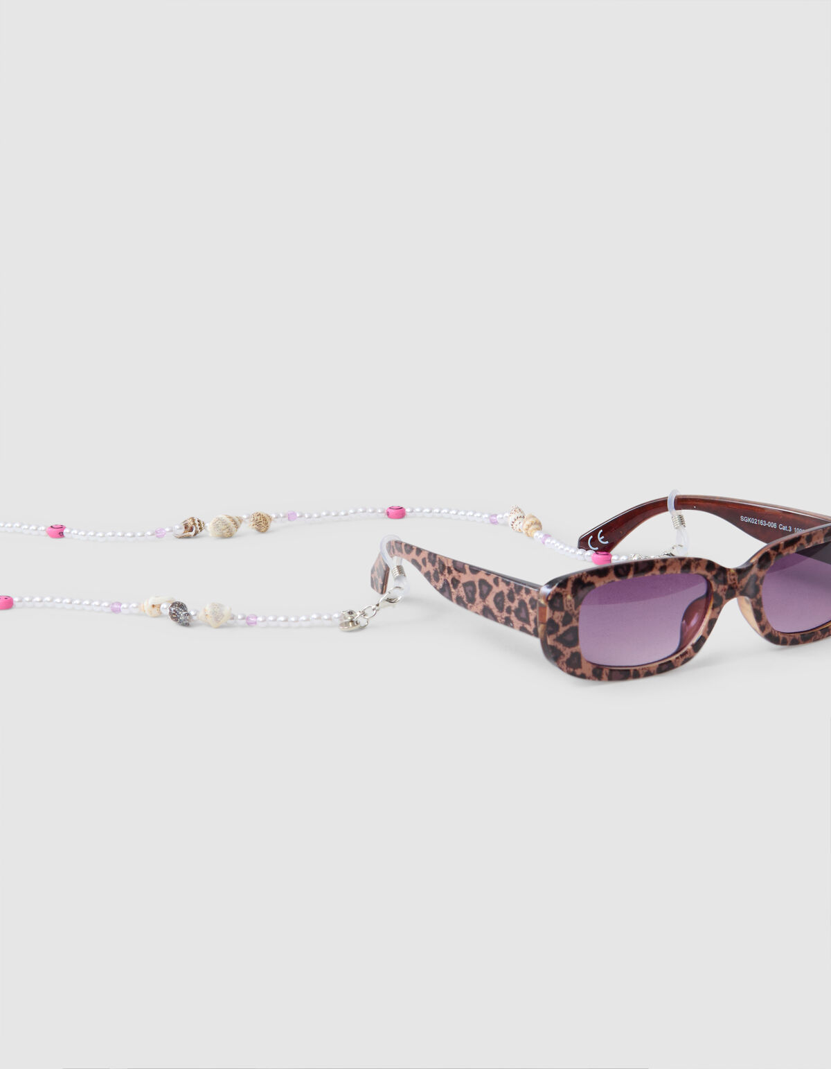 Schelp Zonnebril Koord Roze SHOEBY ACCESSOIRES