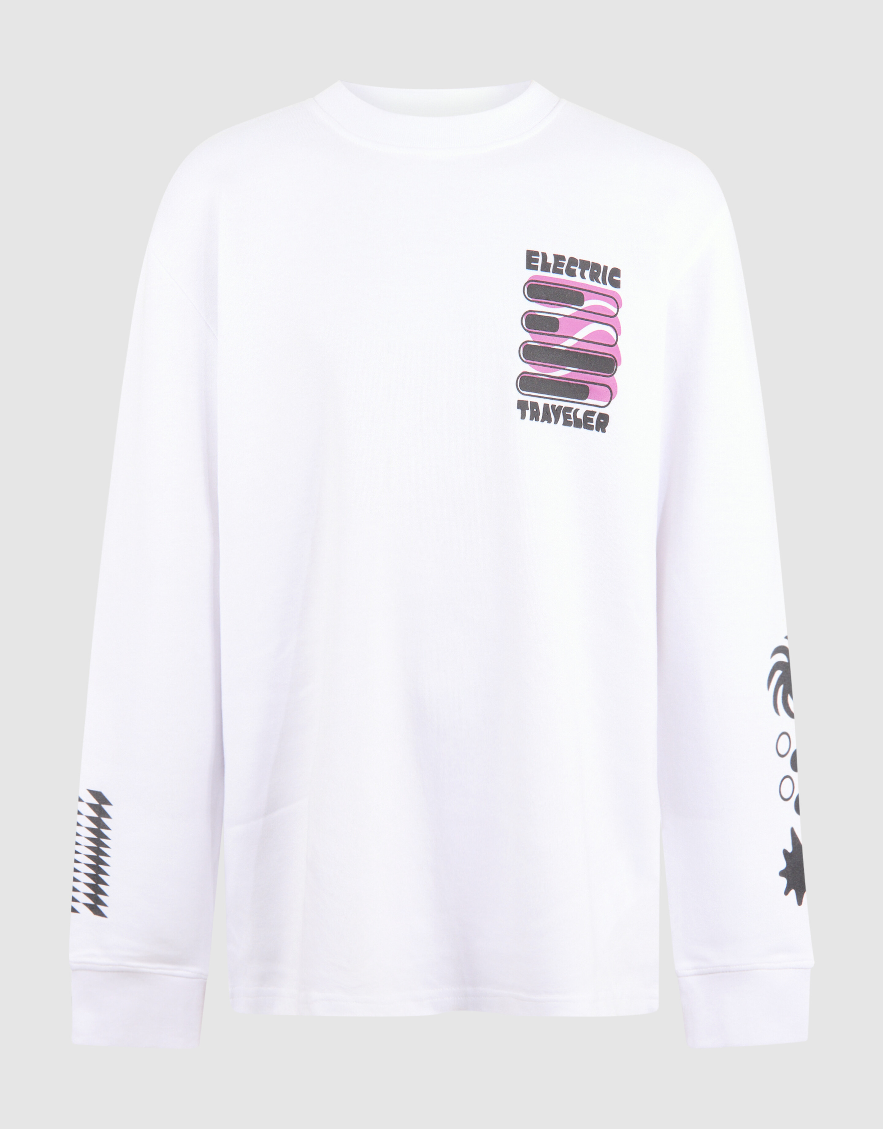 Artwork Longsleeve T-shirt Wit SHOEBY BOYS
