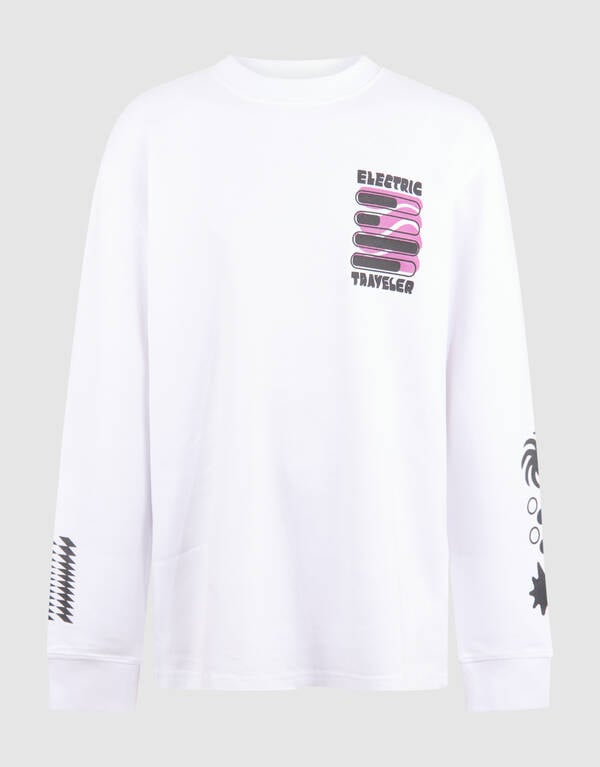 Artwork Longsleeve T-shirt Wit SHOEBY BOYS