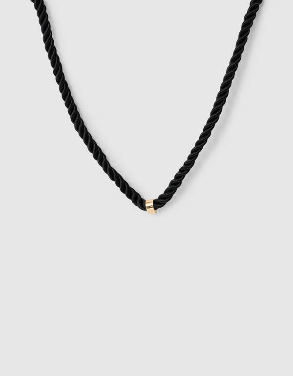 Touw Ketting Zwart SHOEBY ACCESSOIRES