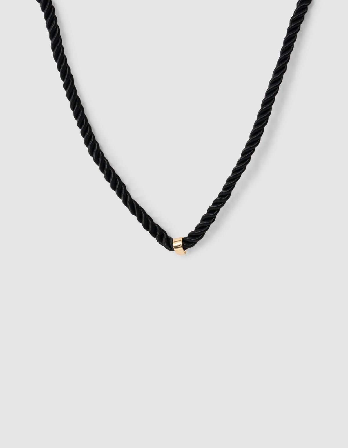 Touw Ketting Zwart SHOEBY ACCESSOIRES