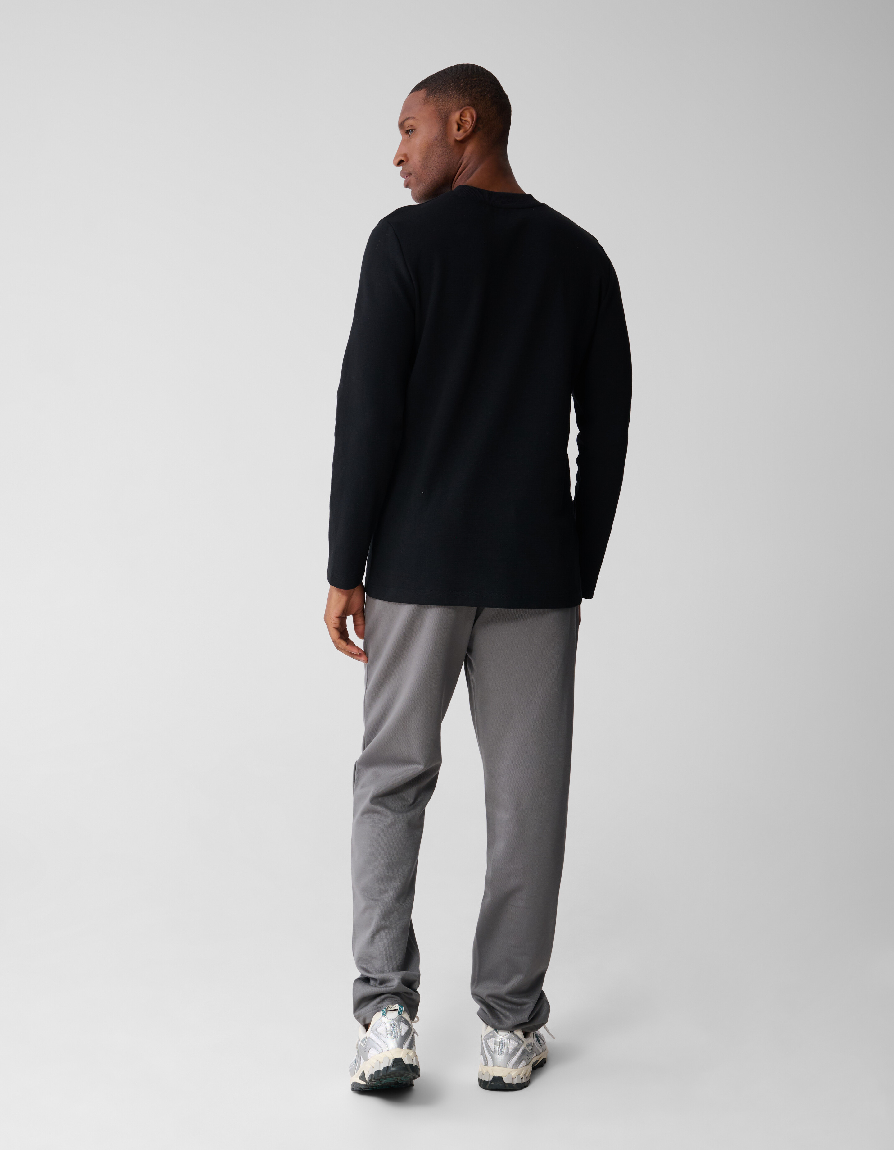 Studio Structuur T-shirt Zwart SHOEBY MEN