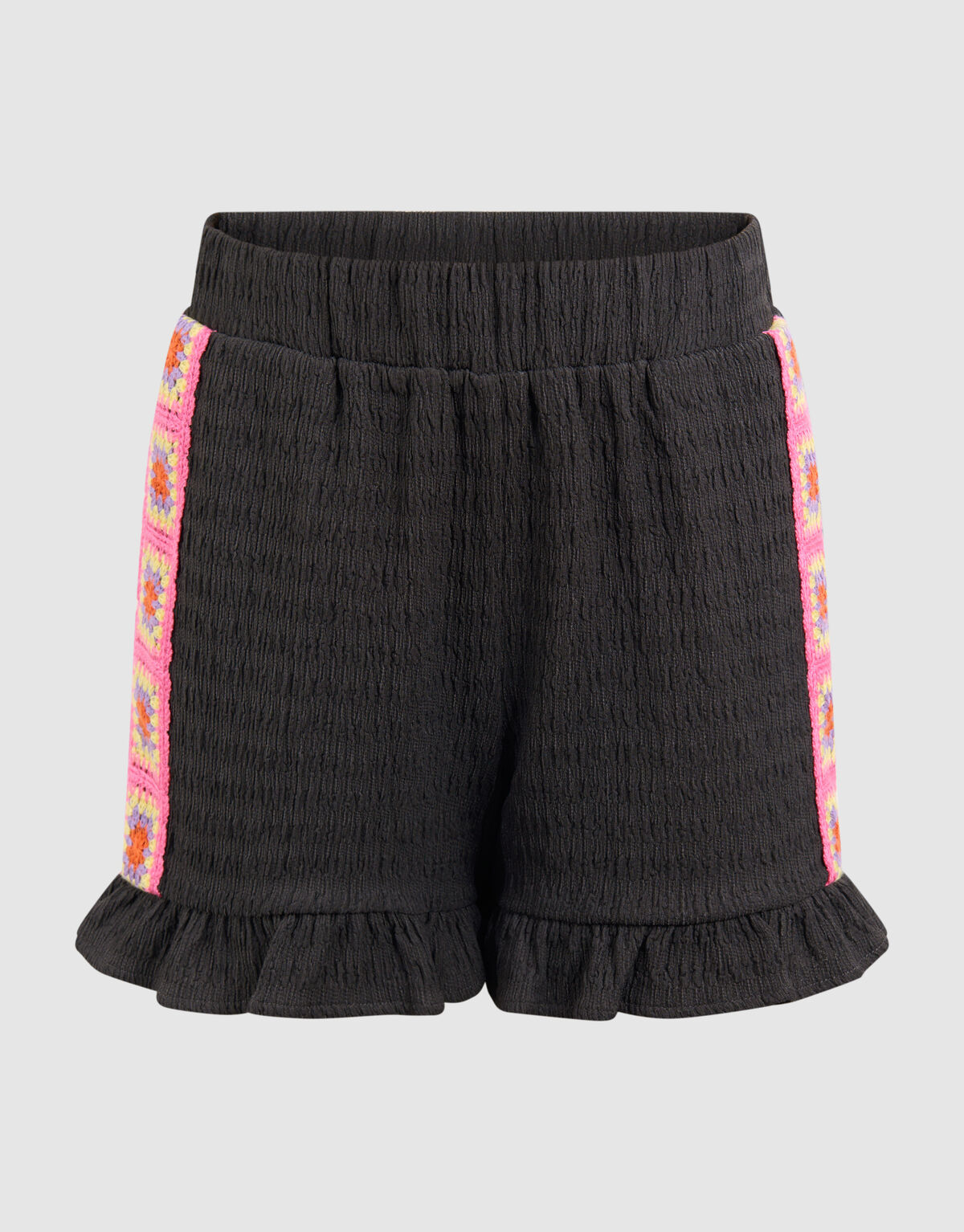 Crinkle Short Donkergrijs SHOEBY GIRLS