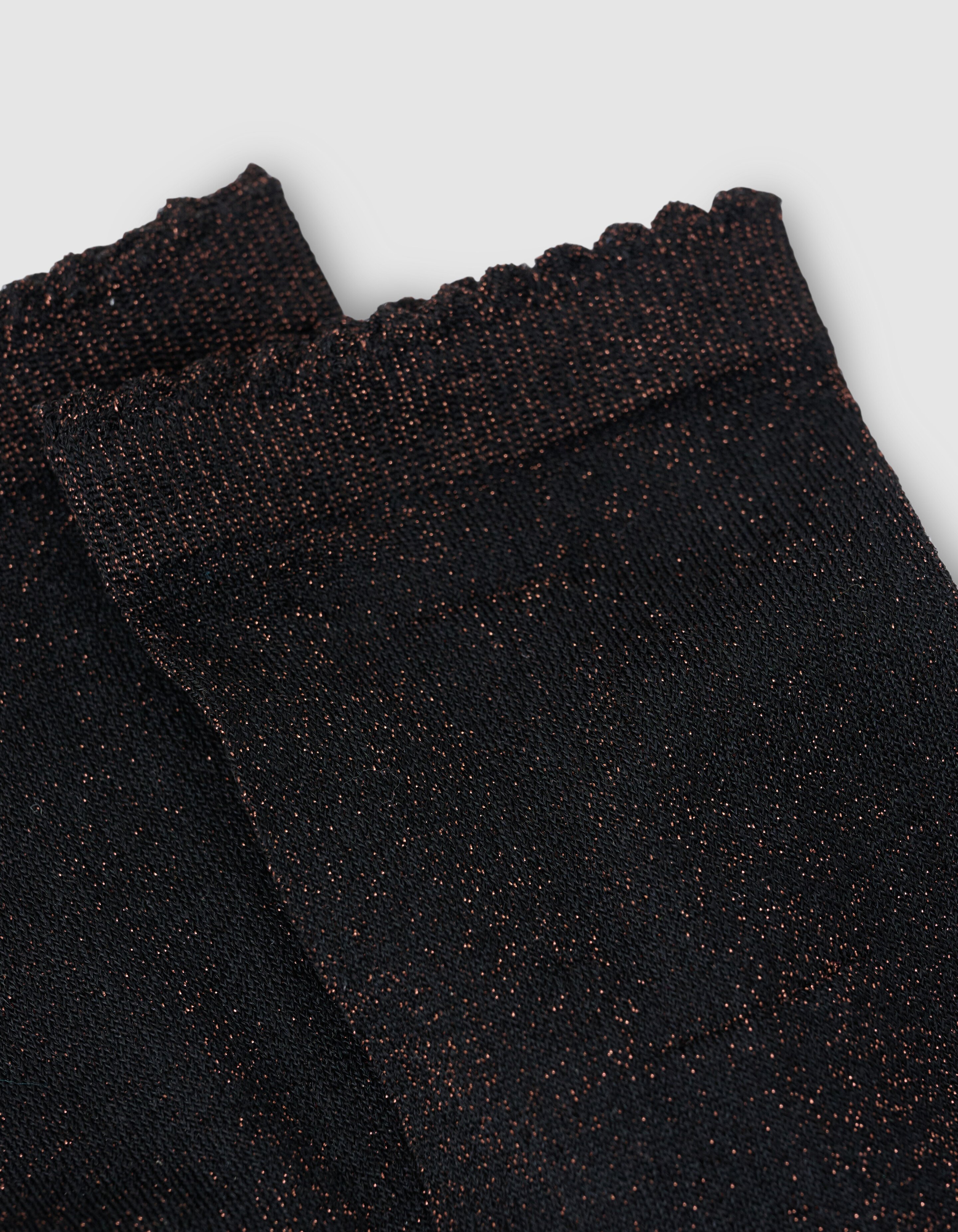 Glitter Sokken Bruin SHOEBY ACCESSOIRES