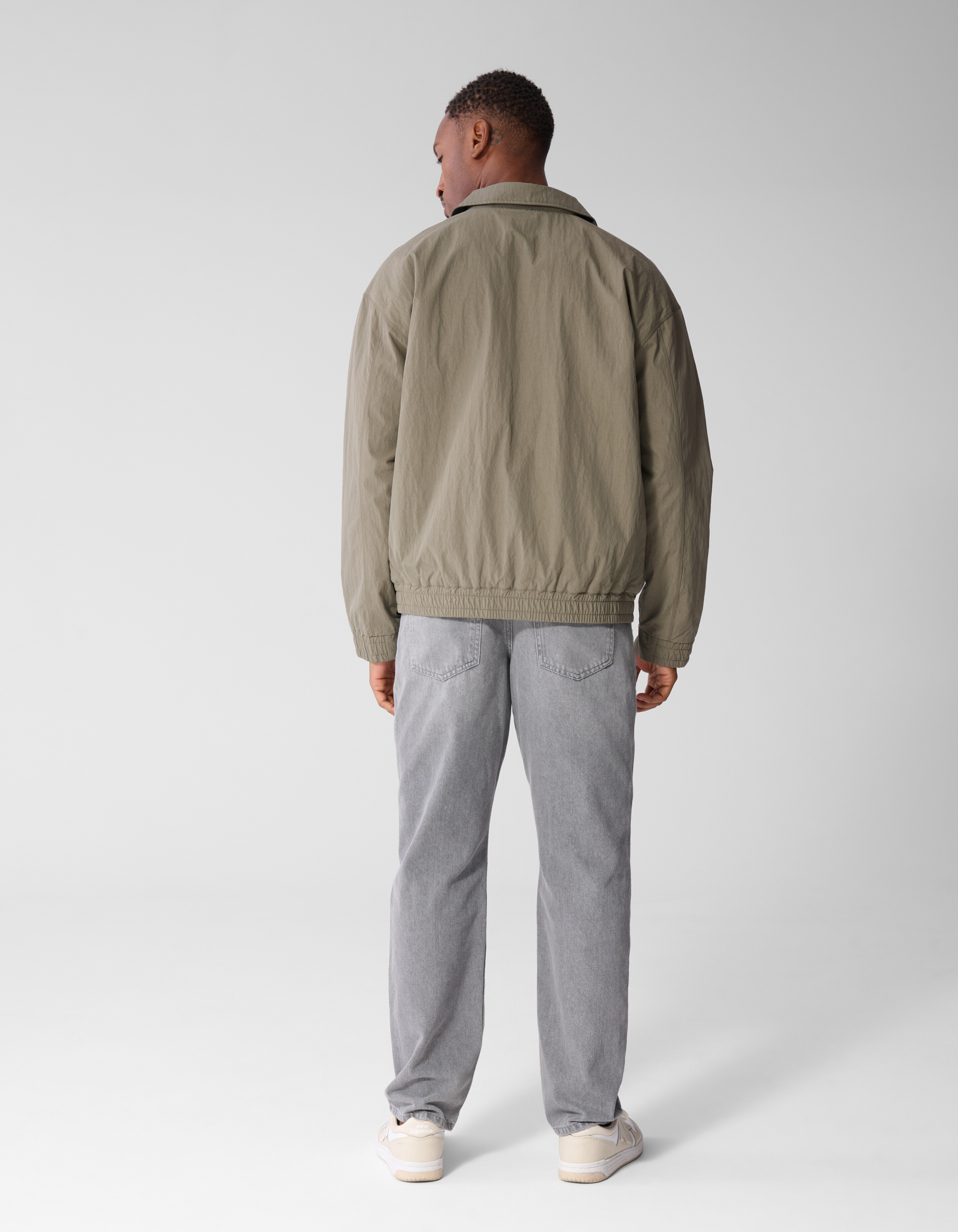 Crinkle Bomber Lichtgroen SHOEBY MEN