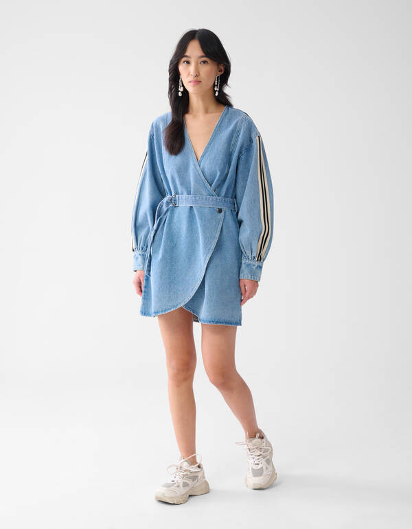 Sporty Tape Jurk Blauw SHOEBY WOMEN
