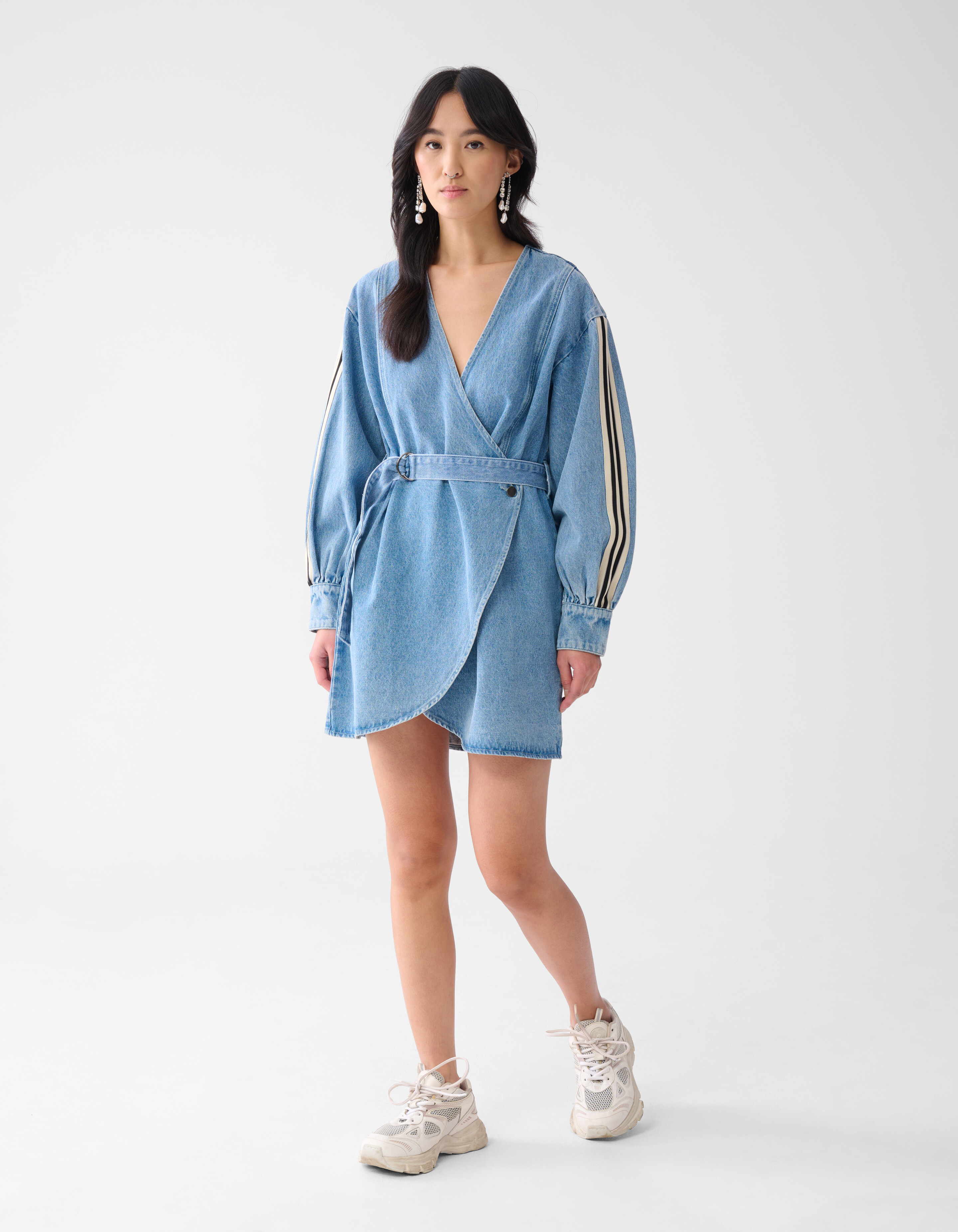 Sporty Tape Jurk Blauw SHOEBY WOMEN