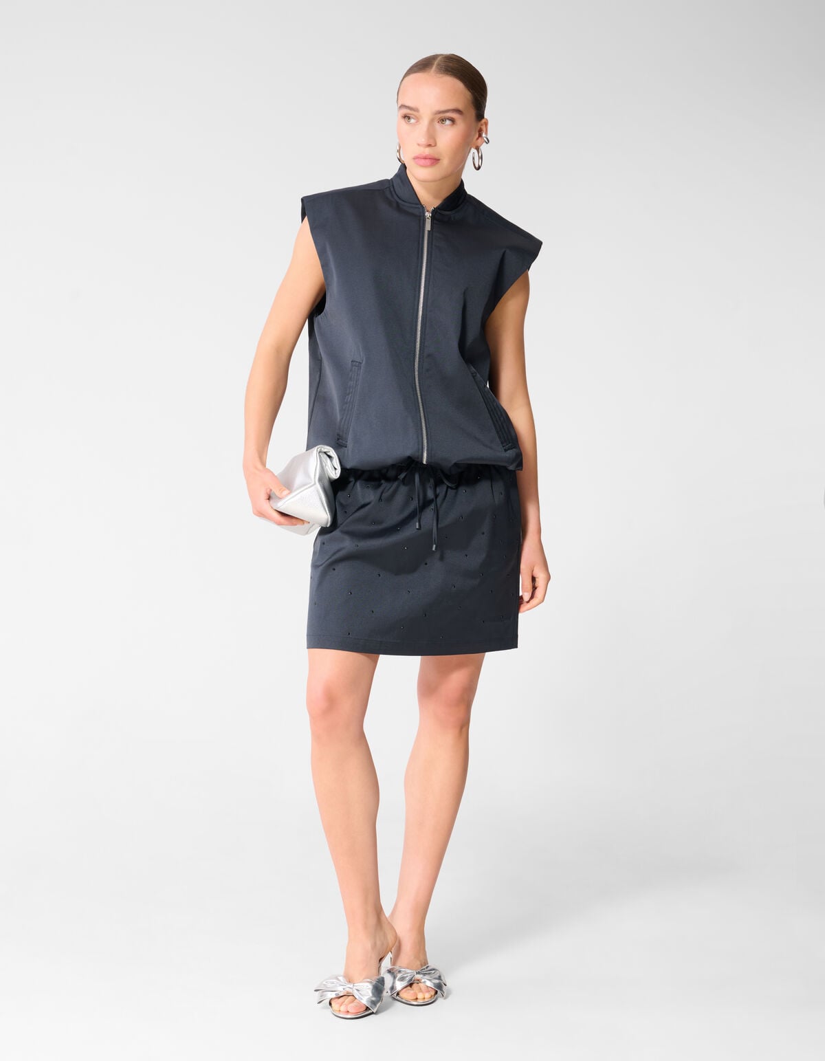 Sleeveless Bomberjack Donkerblauw SHOEBY WOMEN