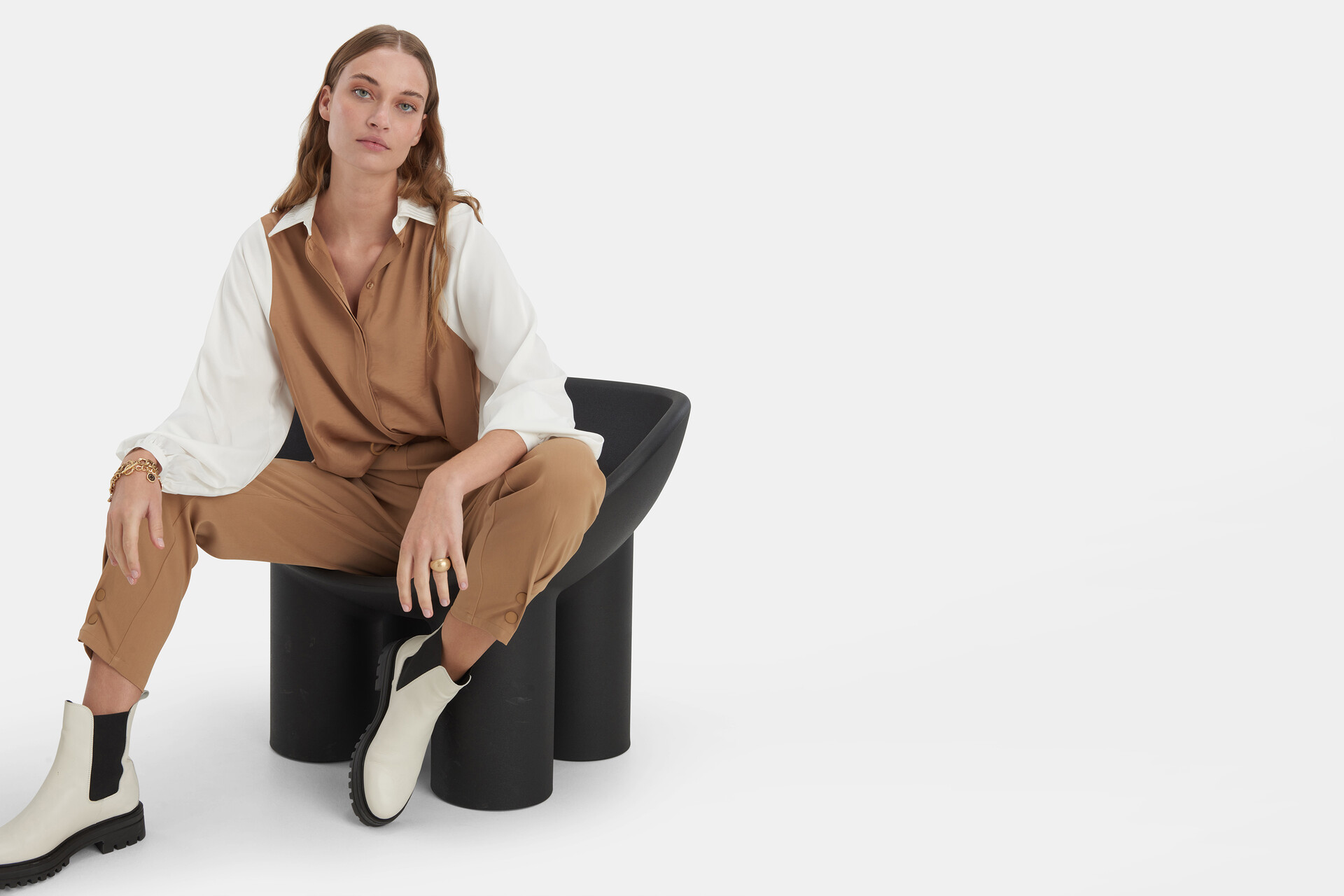 Colourblock Blouse by Mieke