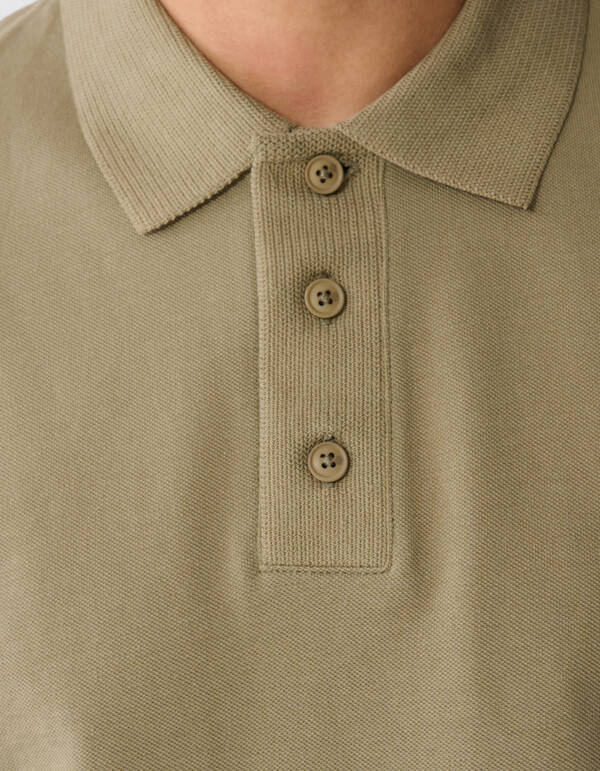 Gebreide Polo Khaki SHOEBY MEN
