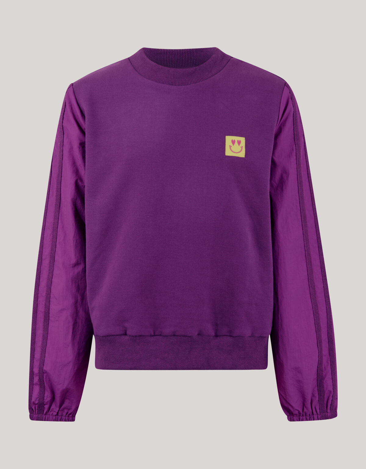 Sporty Stripe Sweater Paars SHOEBY GIRLS