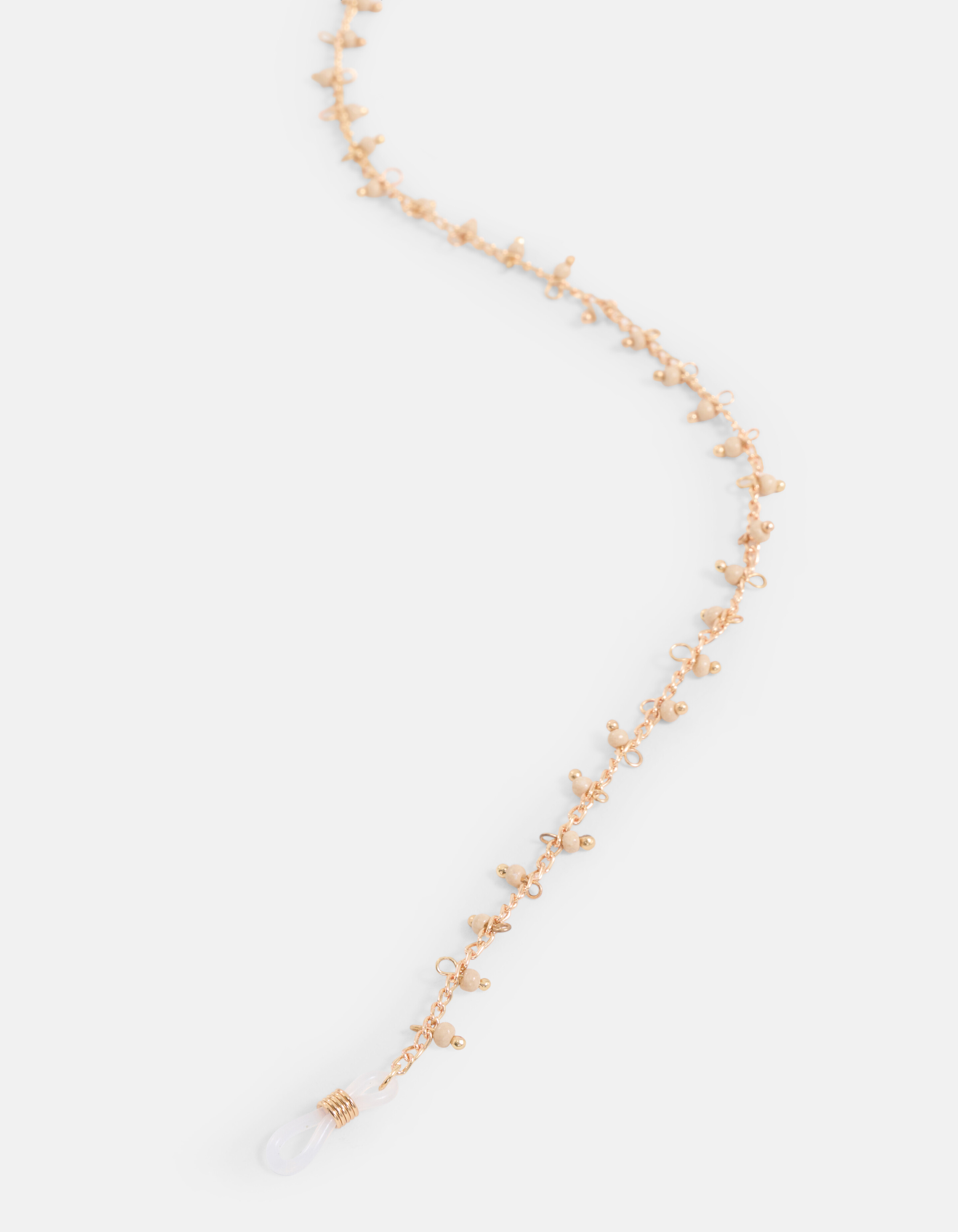 Beaded Zonnebrilkoord Gebroken Wit SHOEBY ACCESSOIRES