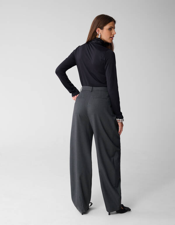 Strass Col Top Zwart SHOEBY WOMEN