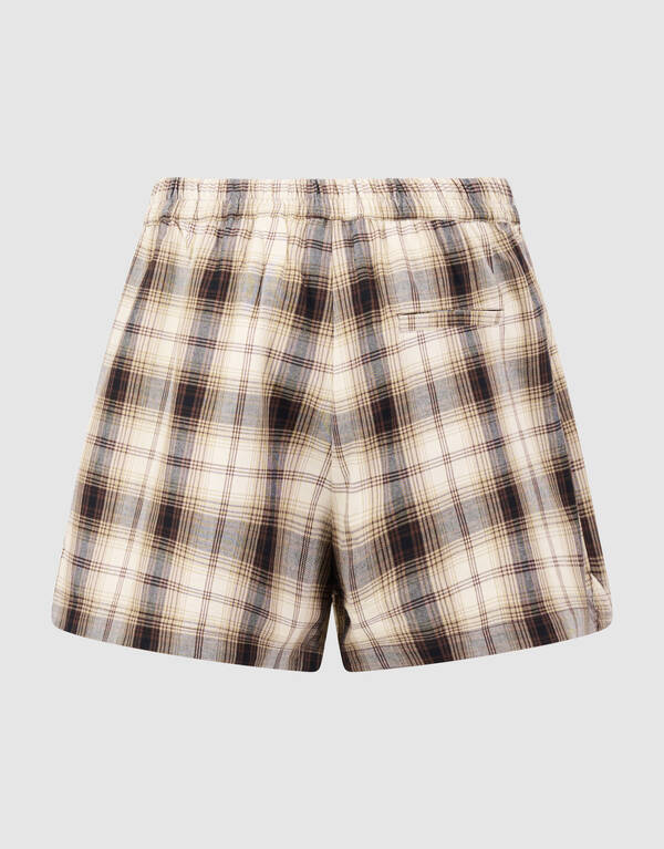 Ruiten Beaded Short Bruin SHOEBY WOMEN