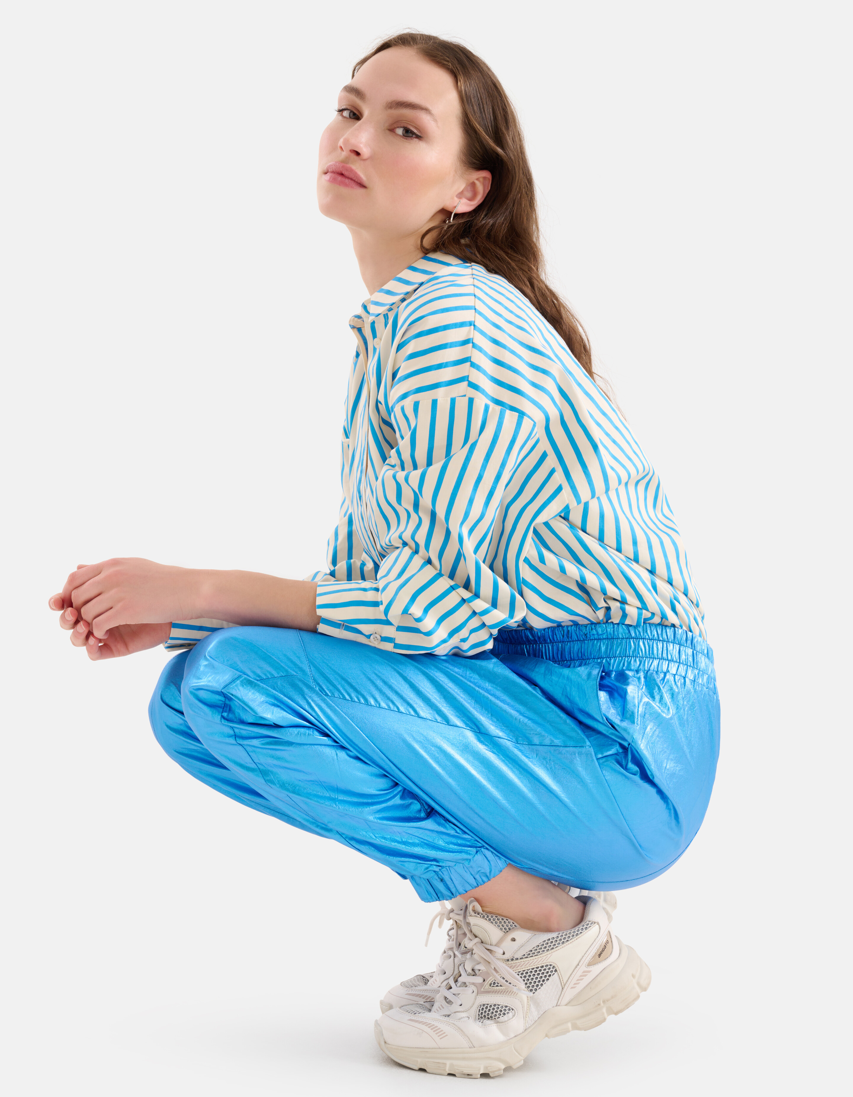 Metallic Jogger Blauw SHOEBY WOMEN
