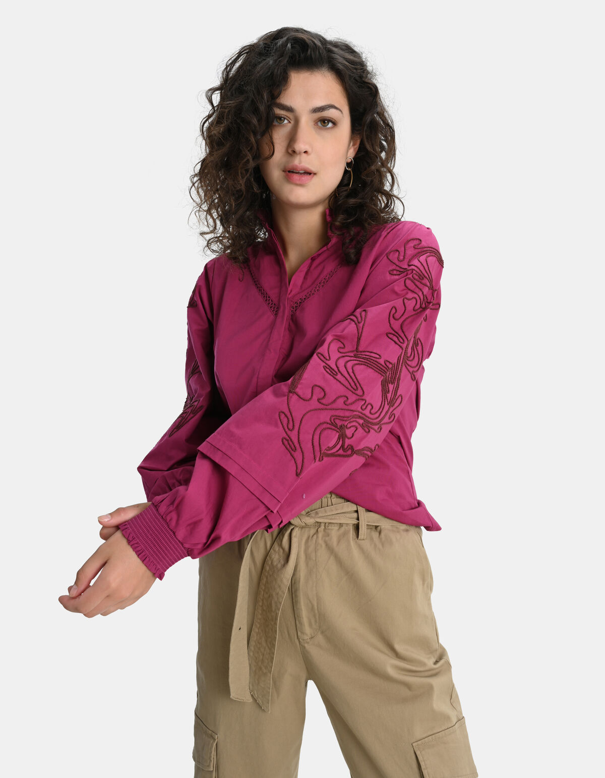 Cord Embro Blouse SHOEBY WOMEN