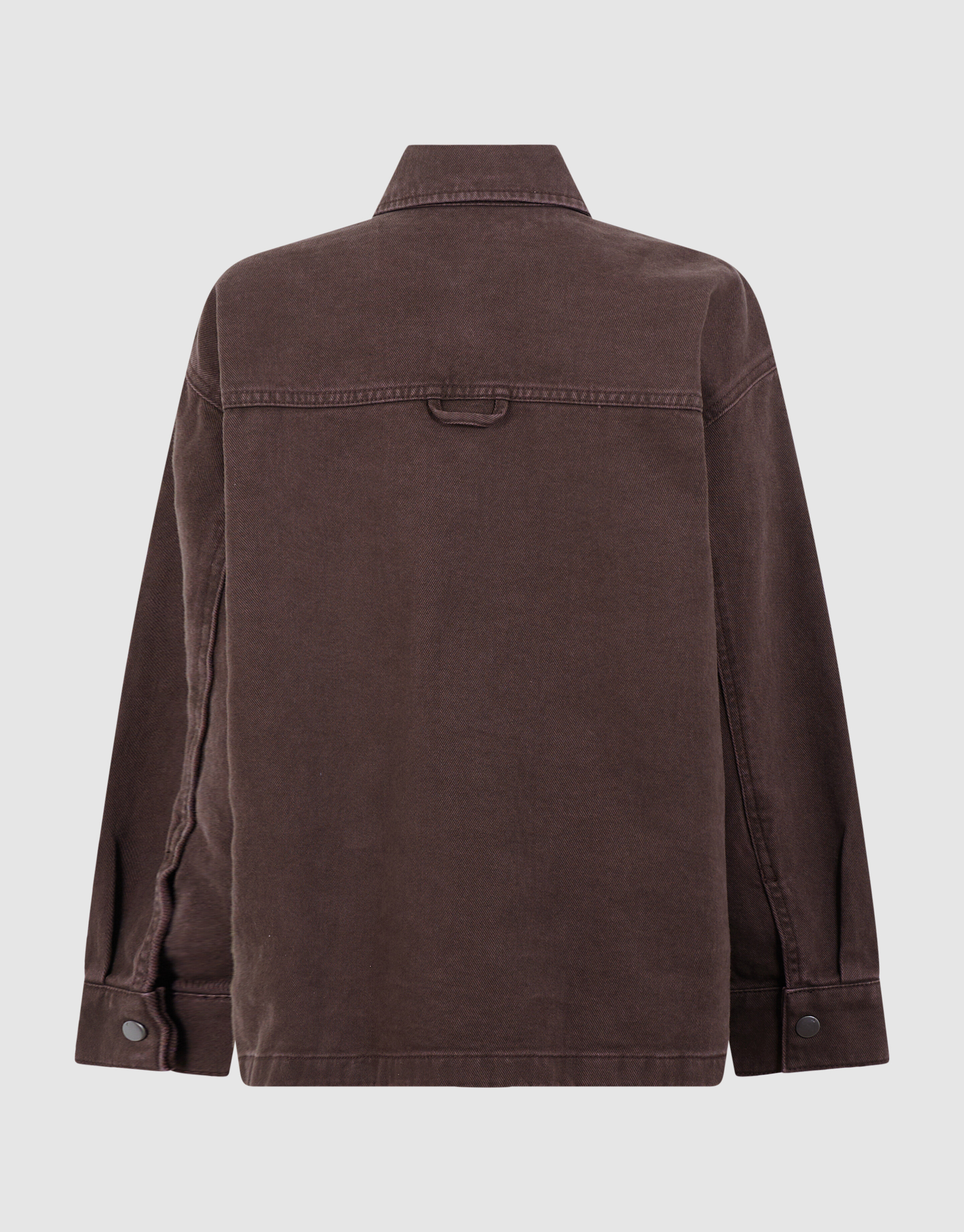Oversized Denim Overshirt Donkerbruin SHOEBY BOYS
