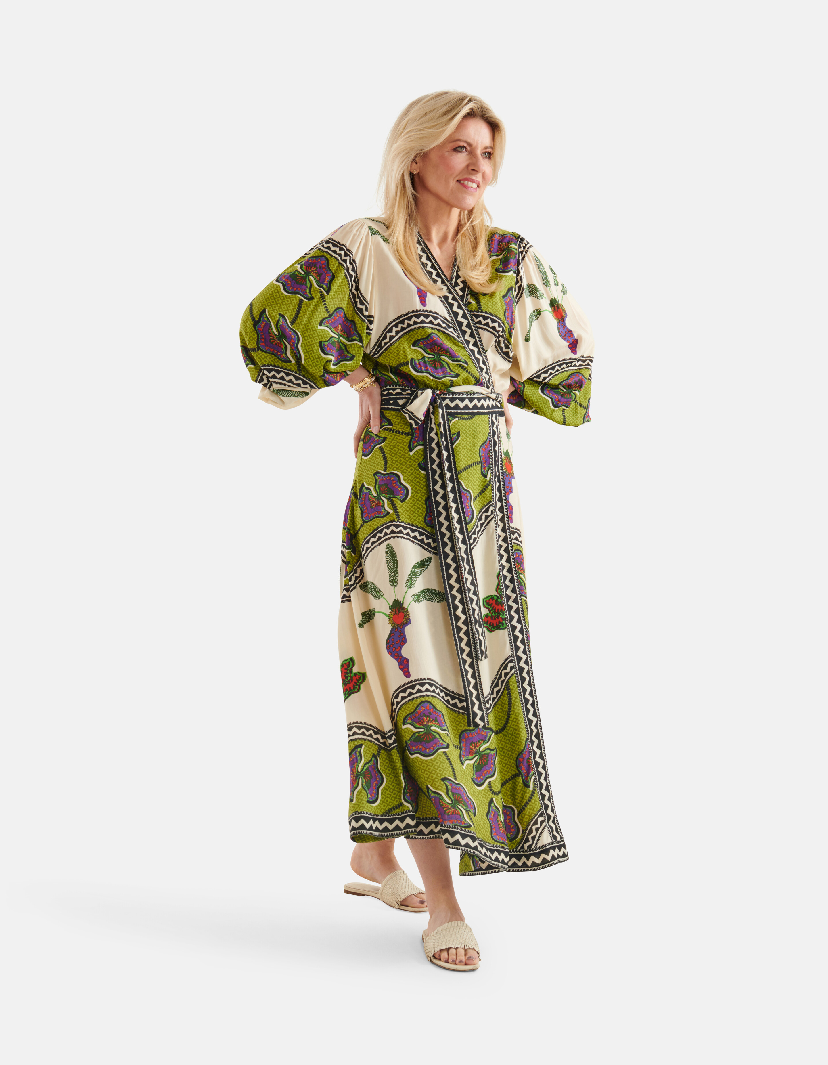 Printed Wrap Jurk By Lonneke SHOEBY WOMEN