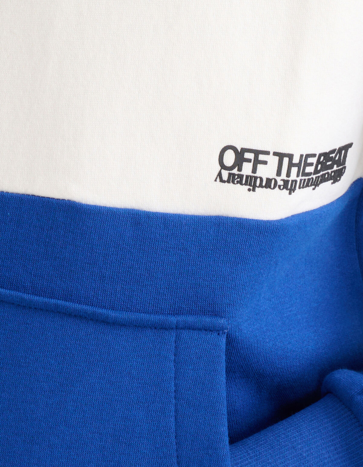 Colorblock Hoodie Blauw SHOEBY BOYS