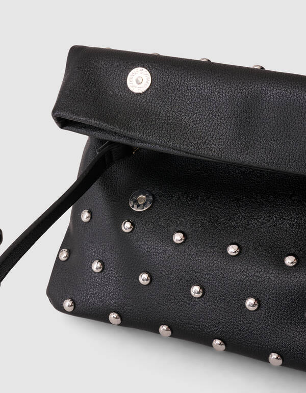 Folded Studs Tas Zwart SHOEBY ACCESSOIRES