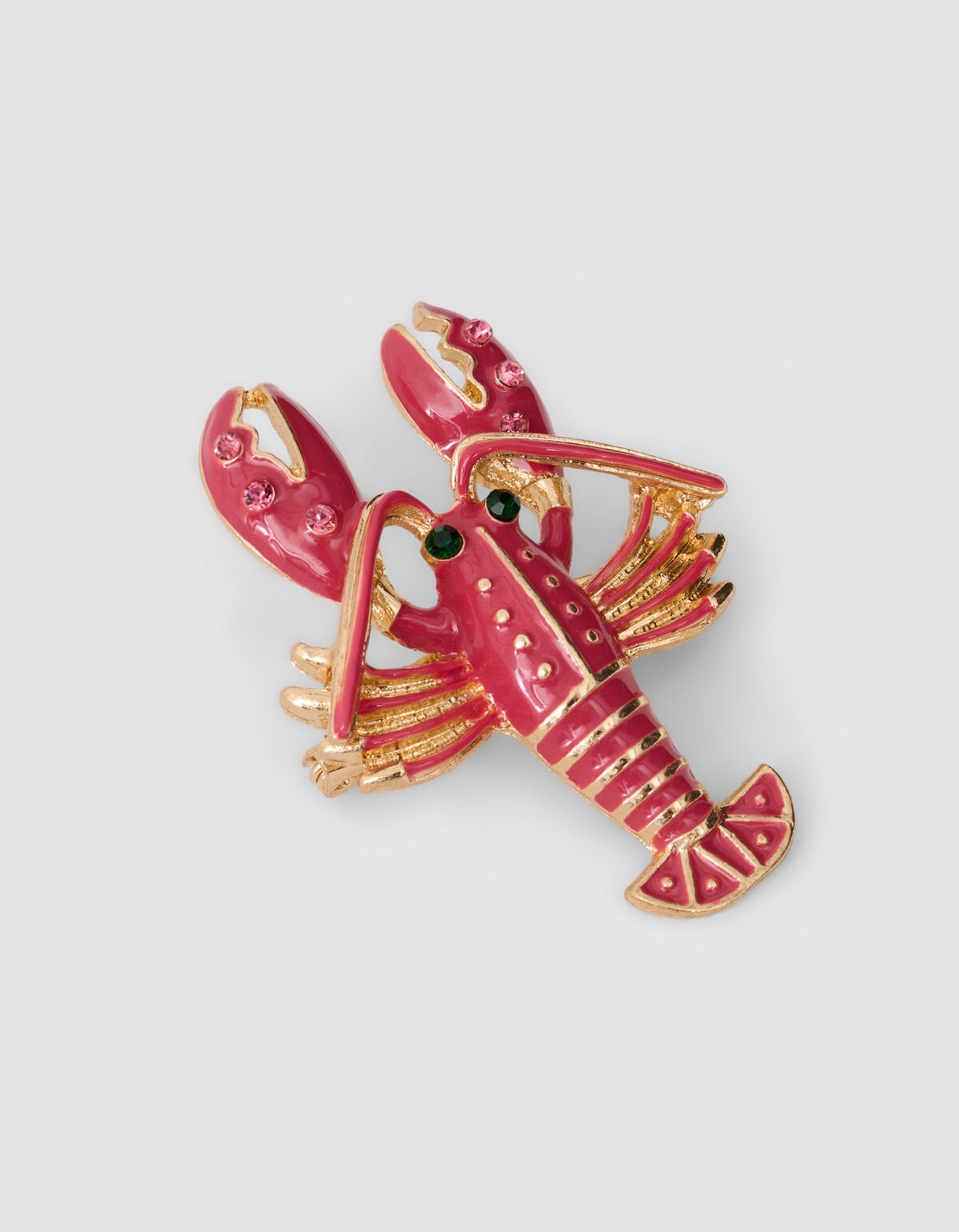 Kreeft Broche Roze SHOEBY ACCESSOIRES