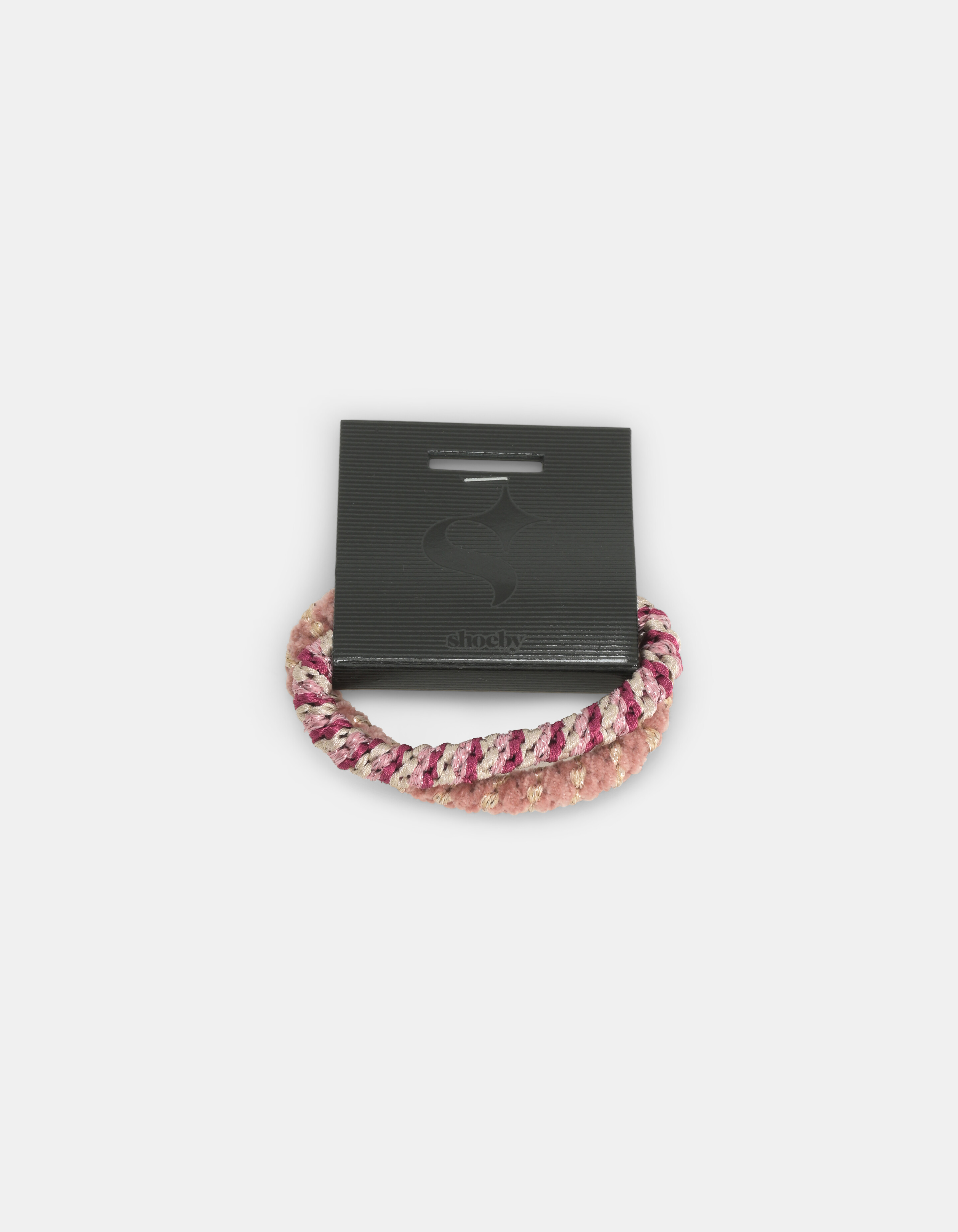 Haarelastiek Set Roze SHOEBY ACCESSOIRES