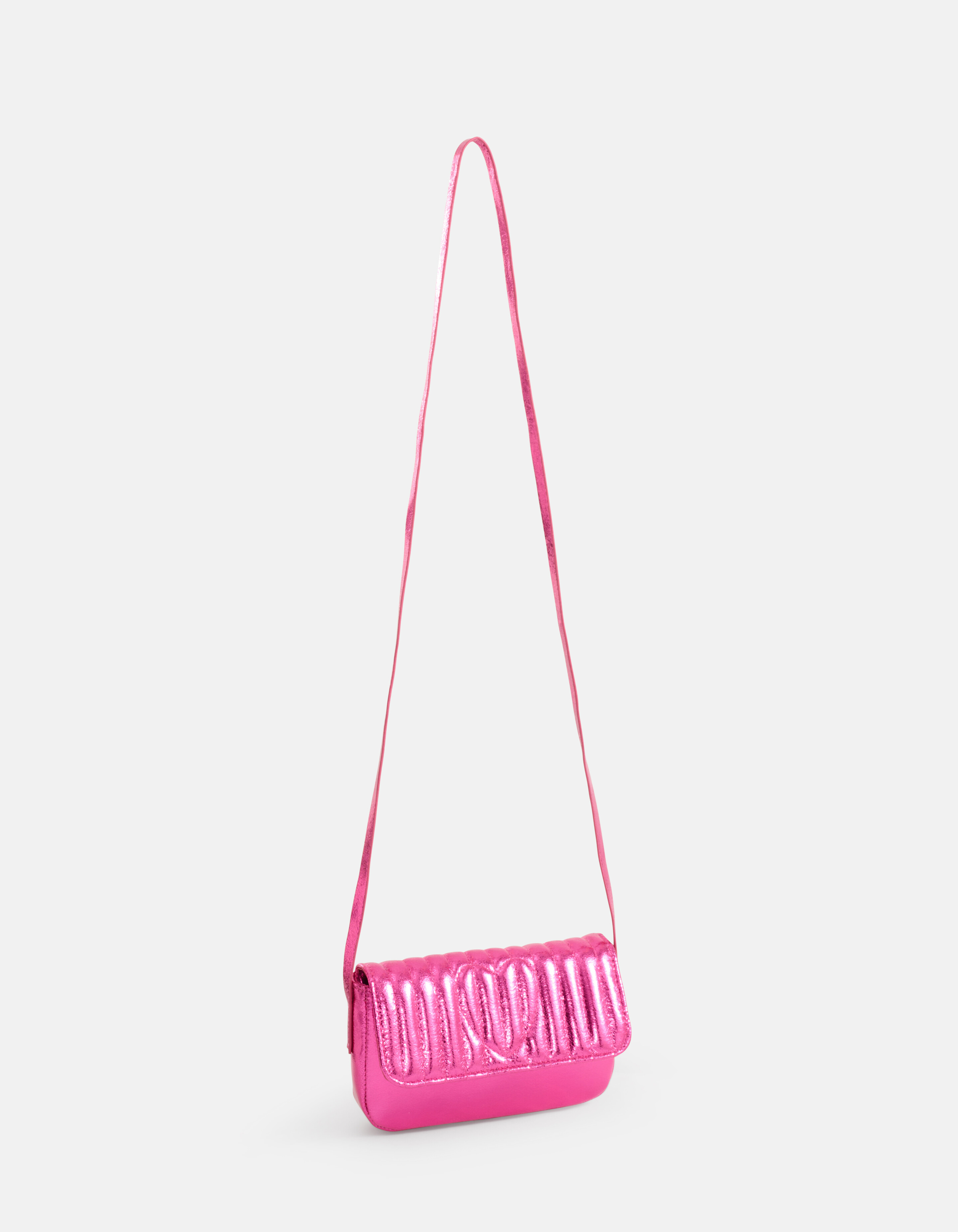 Metallic Quilted Tas Roze SHOEBY ACCESSOIRES