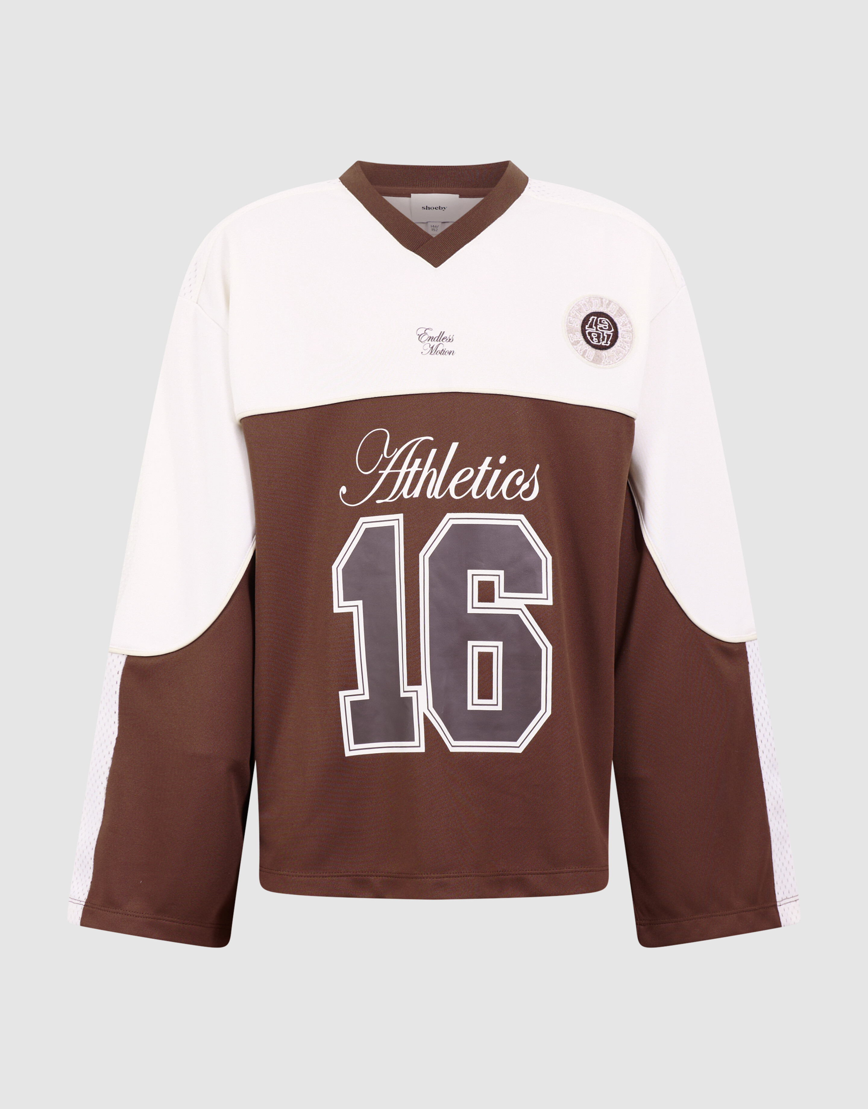 Sporty Jersey Longsleeve Bruin SHOEBY GIRLS