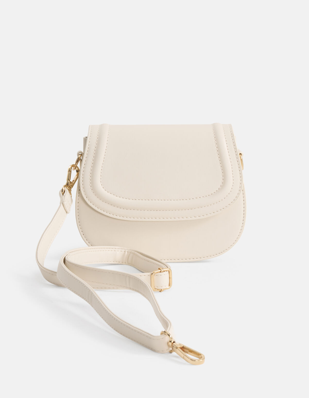 Vegan Leren Tas Gebroken Wit SHOEBY ACCESSOIRES