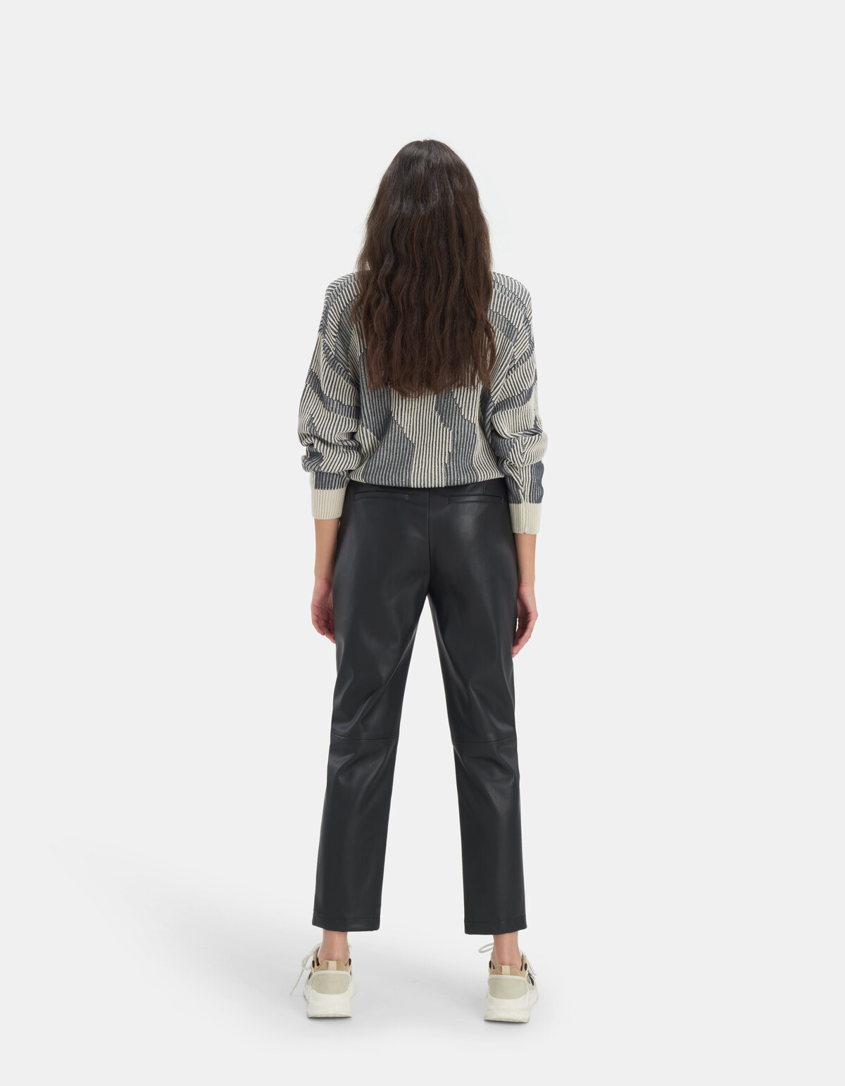 Zebra Knit Pullover
