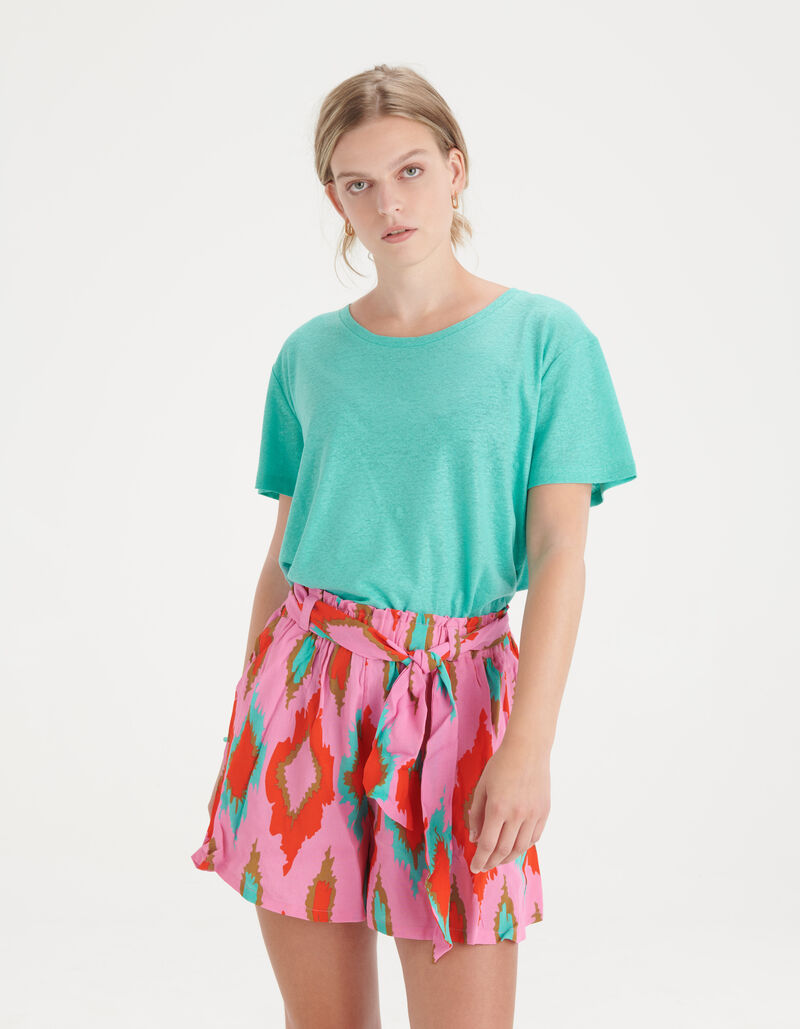 Linnen Mix T-shirt