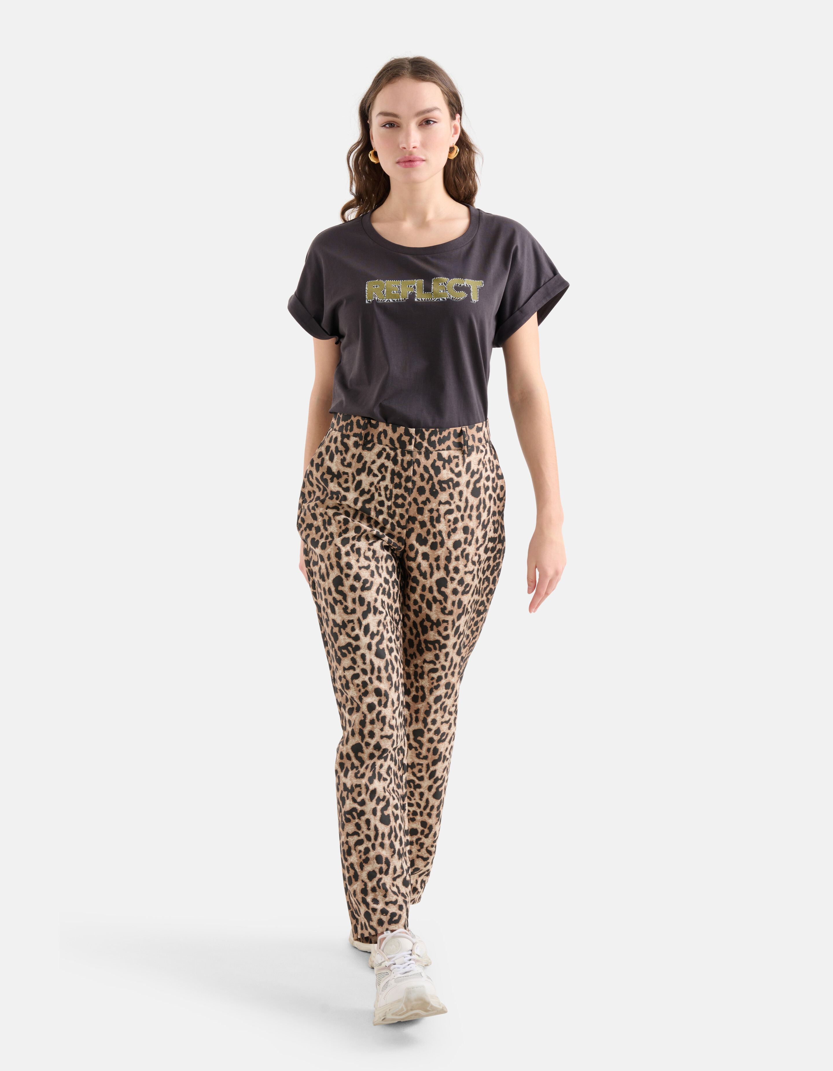 Artwork T-shirt Donkergrijs SHOEBY WOMEN