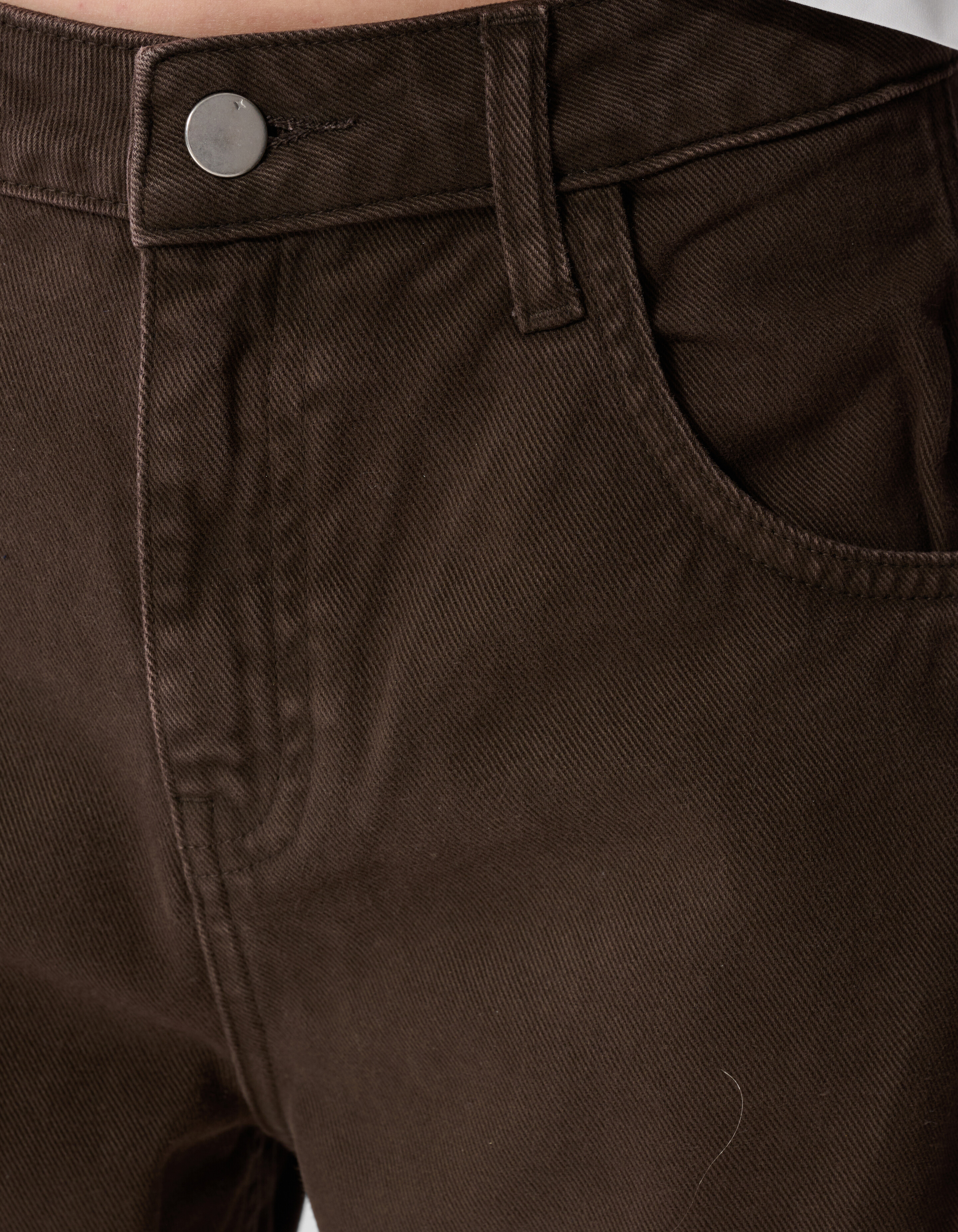 Clean Barrel Fit Jeans Bruin SHOEBY WOMEN