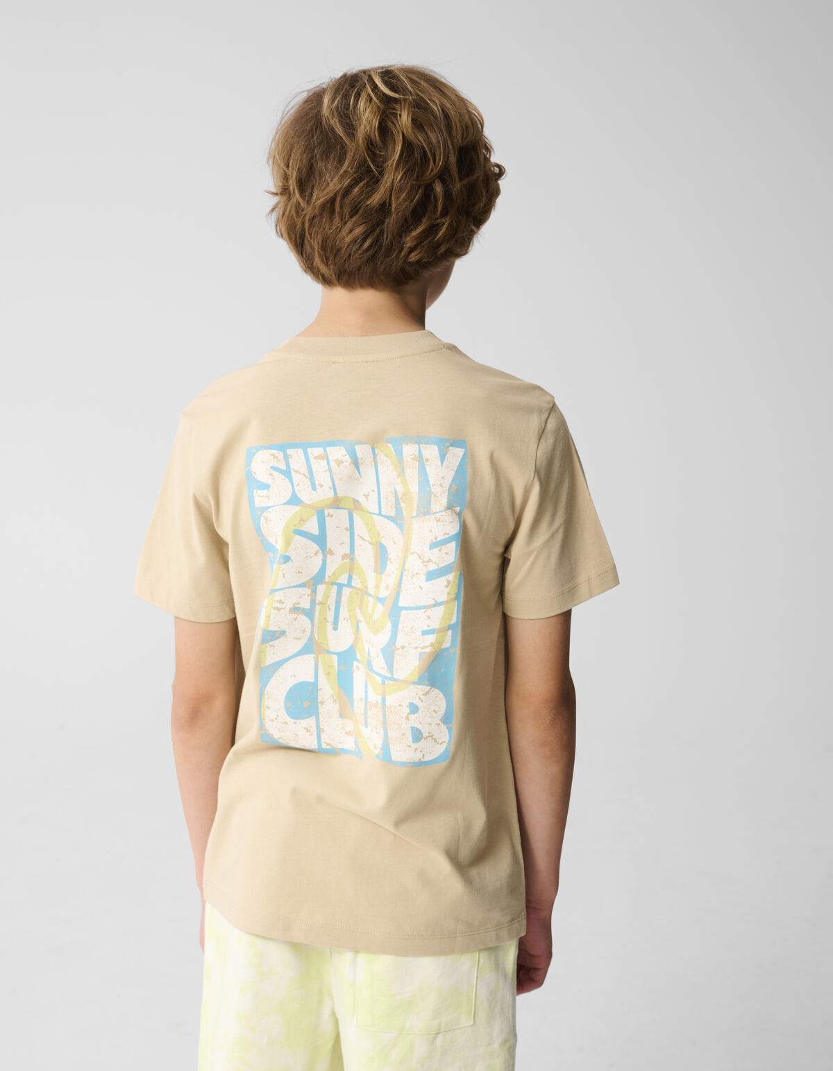Sunny Side Artwork T-shirt Beige SHOEBY BOYS