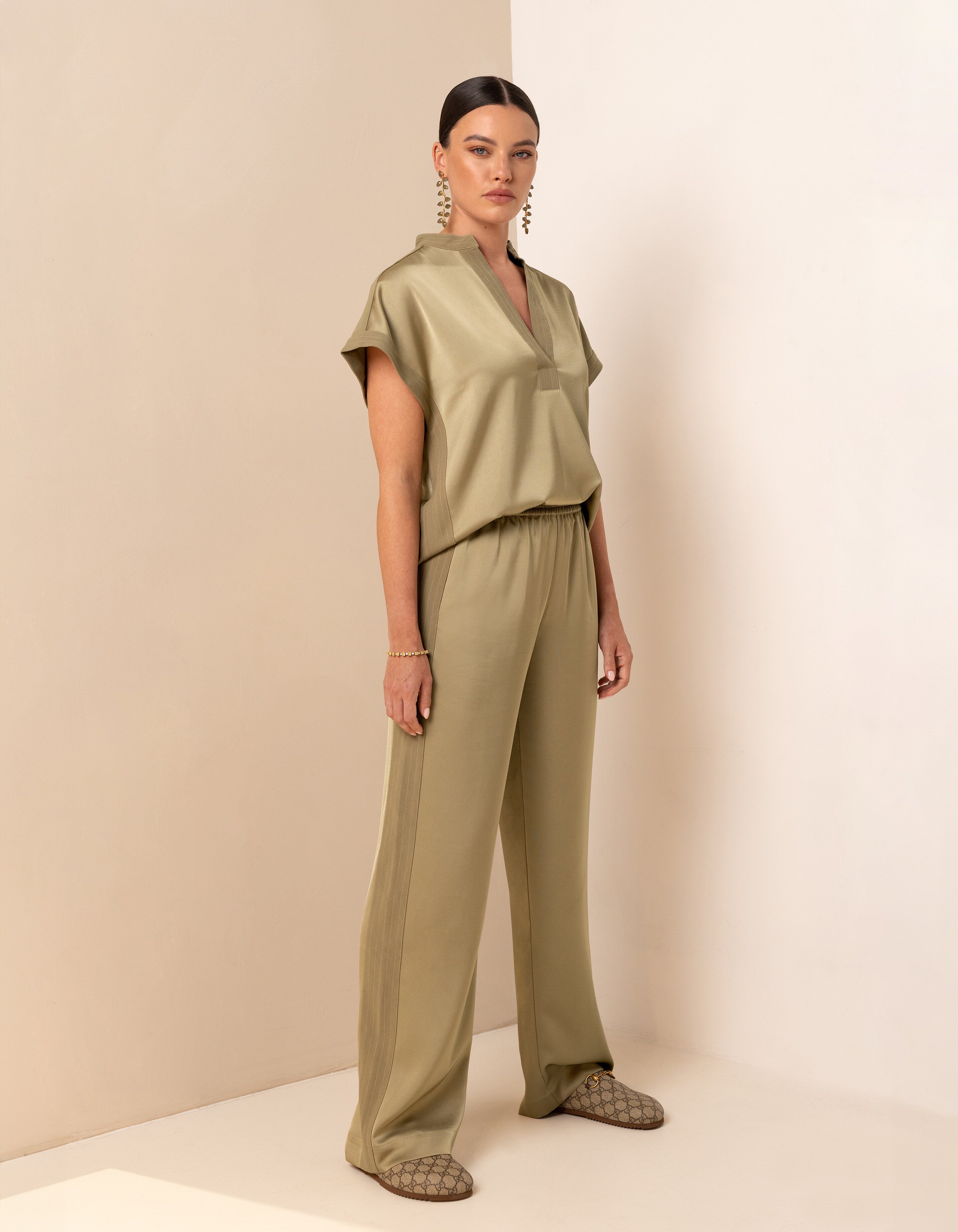 Inside Out Top Groen By Mieke SHOEBY WOMEN