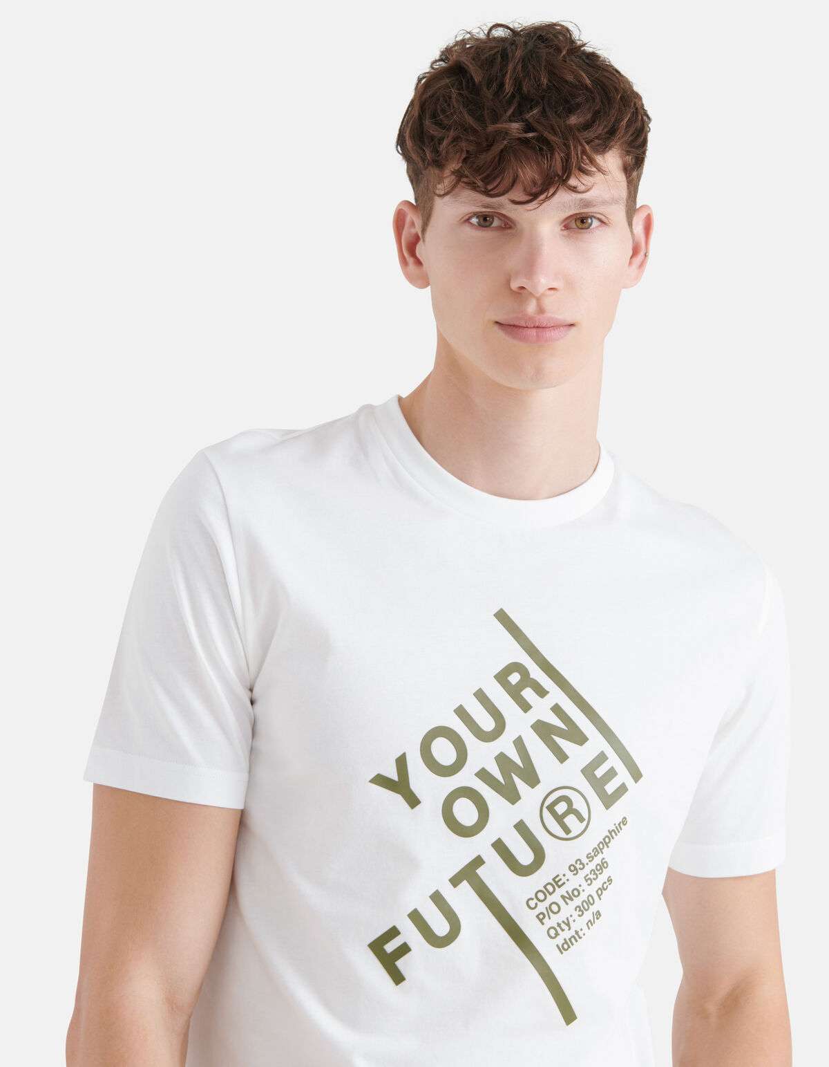 Artwork T-shirt Wit SHOEBY MEN