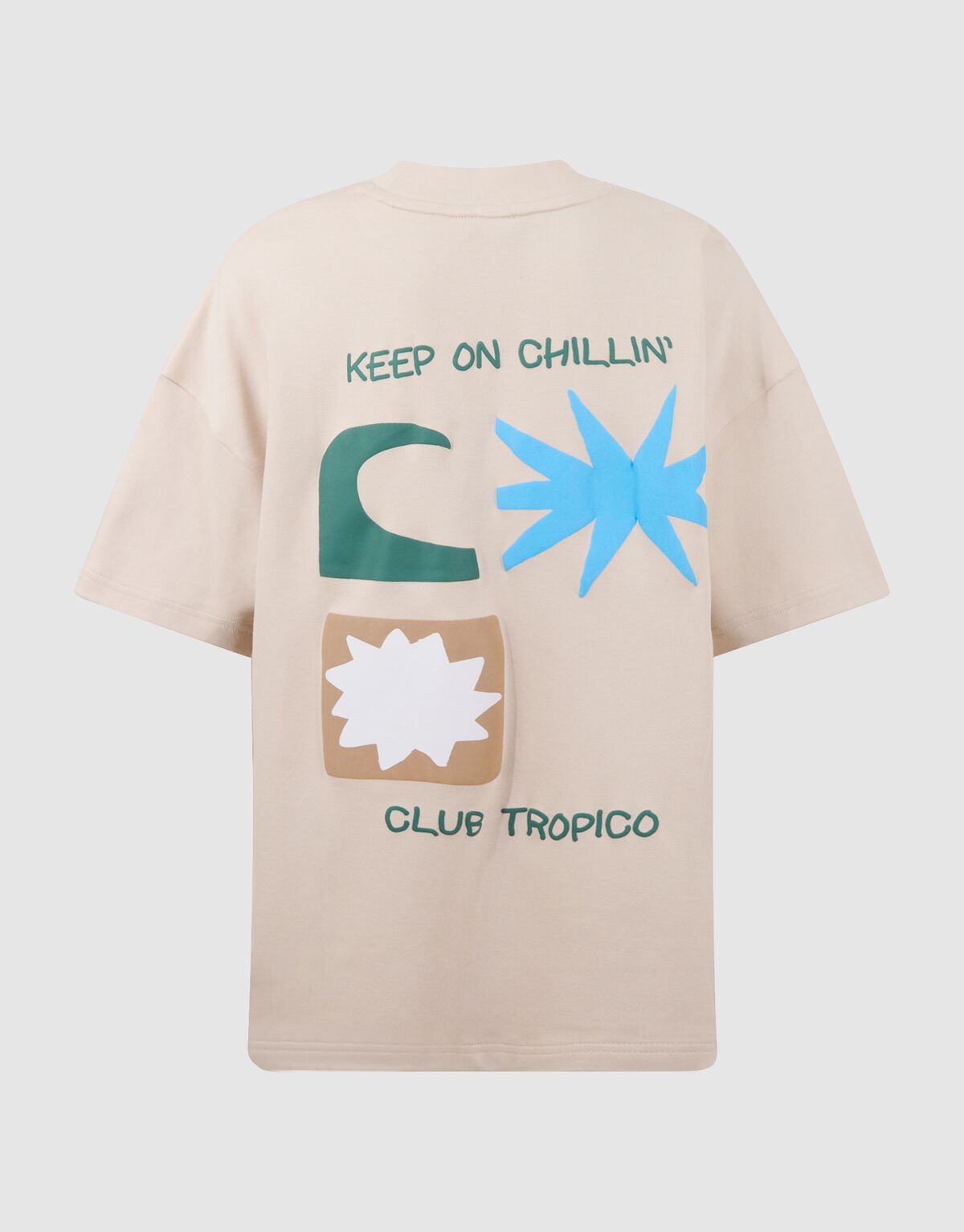 Chilling Artwork T-shirt Beige SHOEBY BOYS