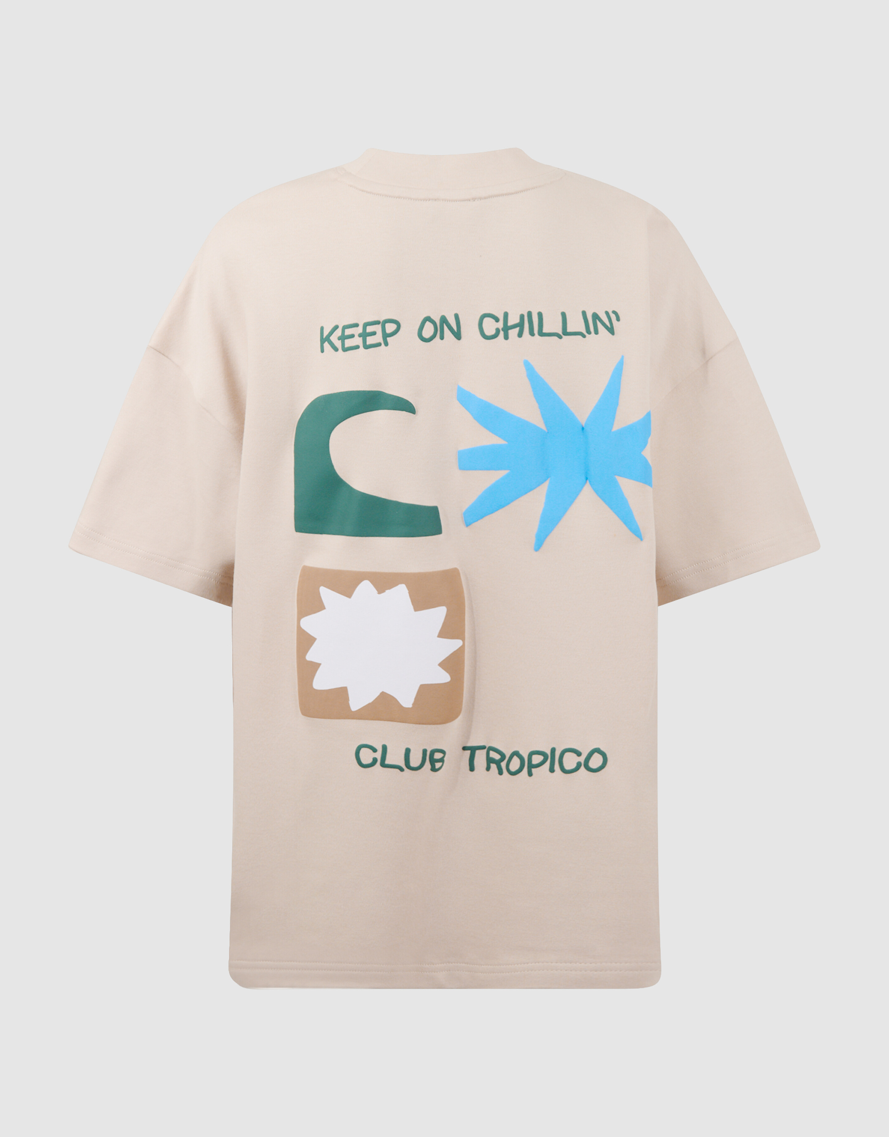 Chilling Artwork T-shirt Beige SHOEBY BOYS