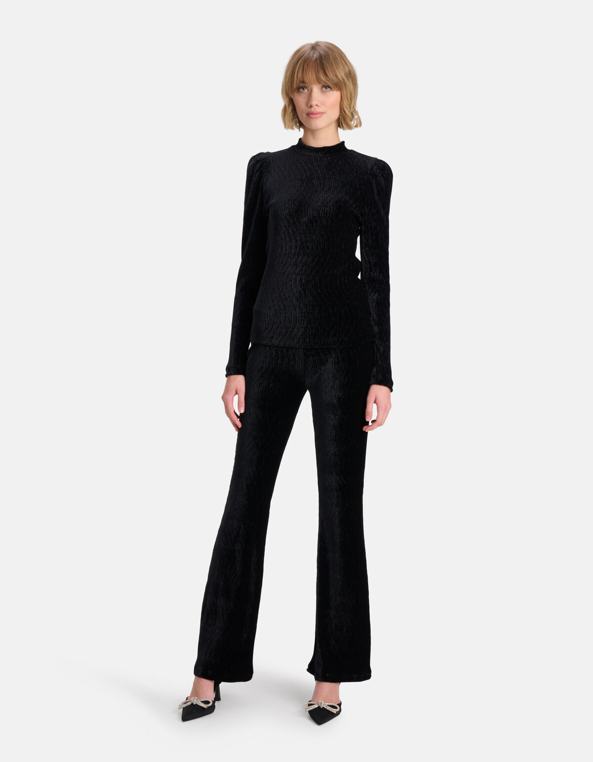 Velvet Broek Zwart SHOEBY WOMEN