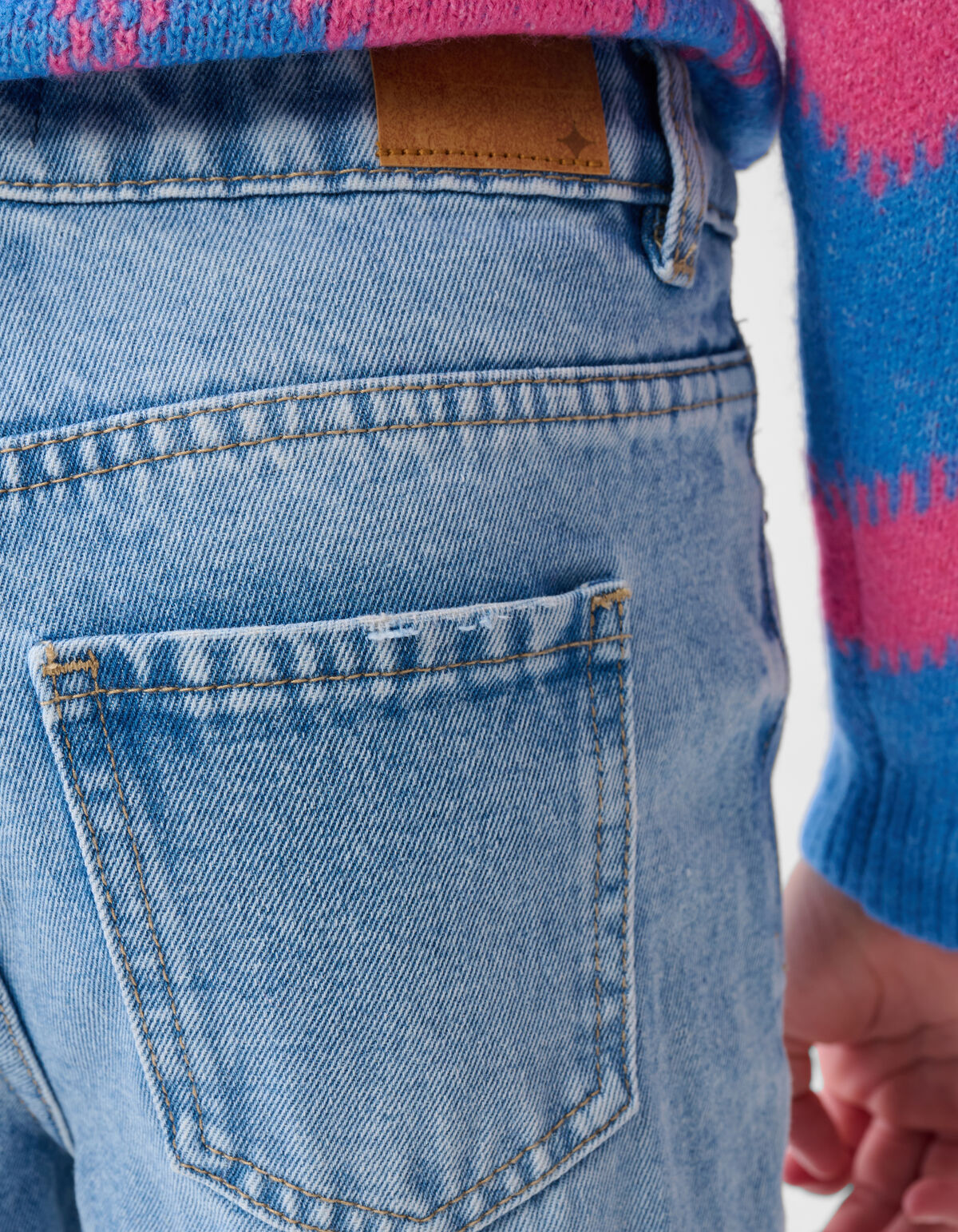 Heart Straight Fit Jeans Blauw SHOEBY GIRLS